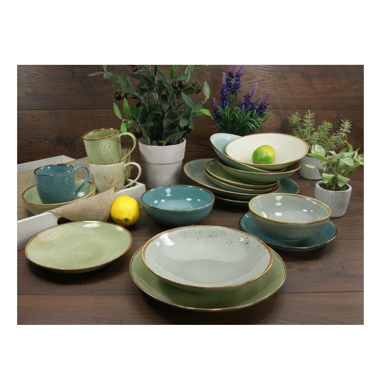 CreaTable, 19951, Serie Nature Collection, Kombiservice 16 tlg