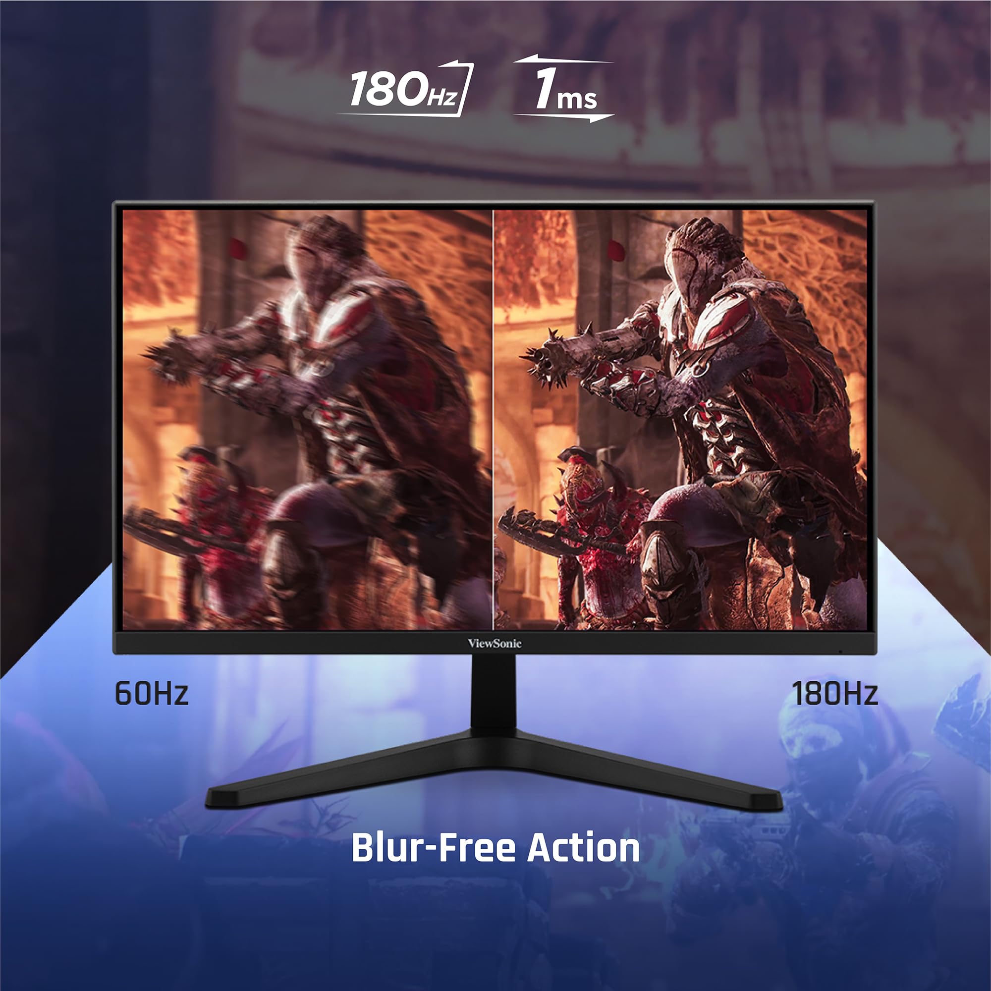 ViewSonic XG24G1 Gaming Monitor 180 Hz, 24 Zoll