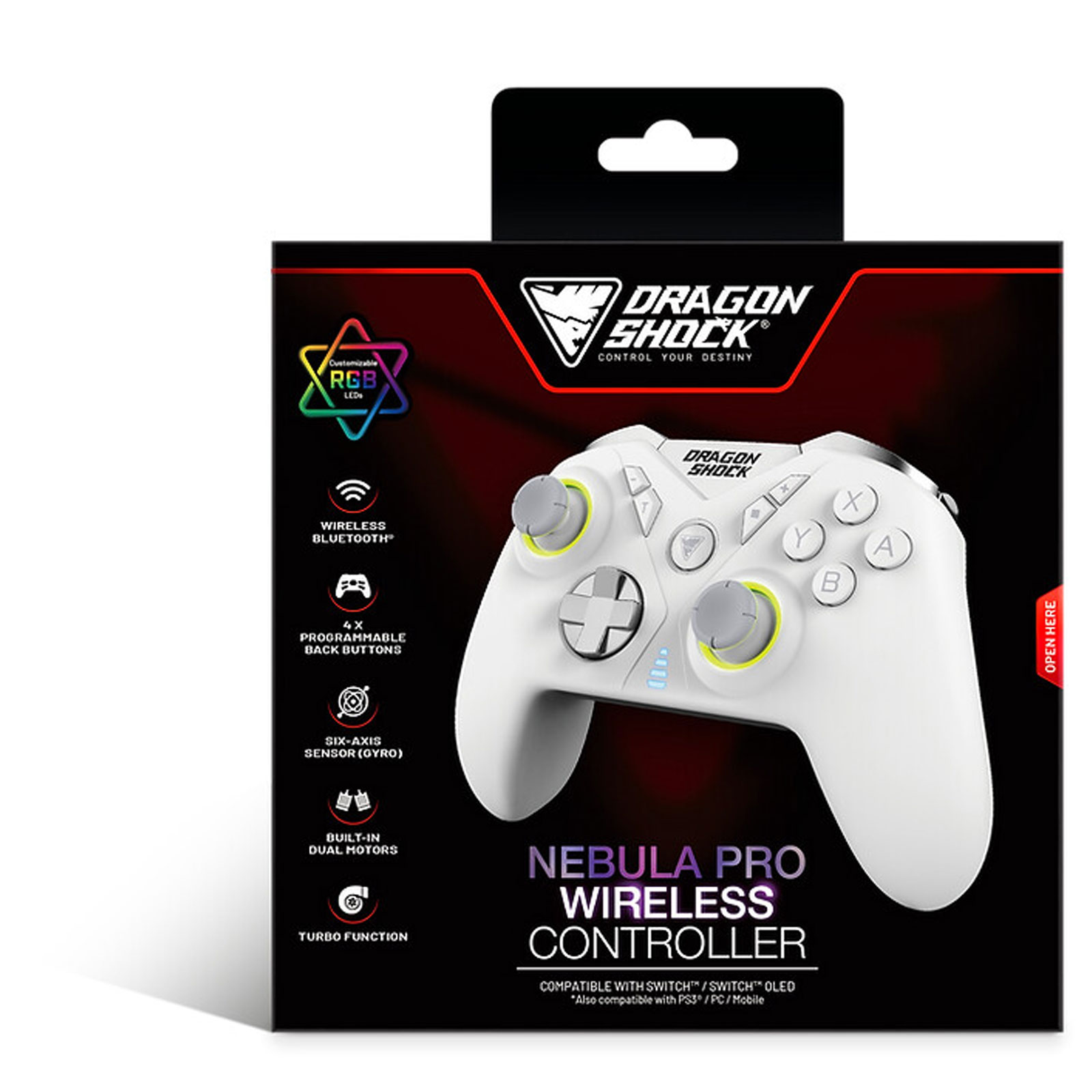 Dragonwar Dragonshock Controller Nebula Pro Wireless