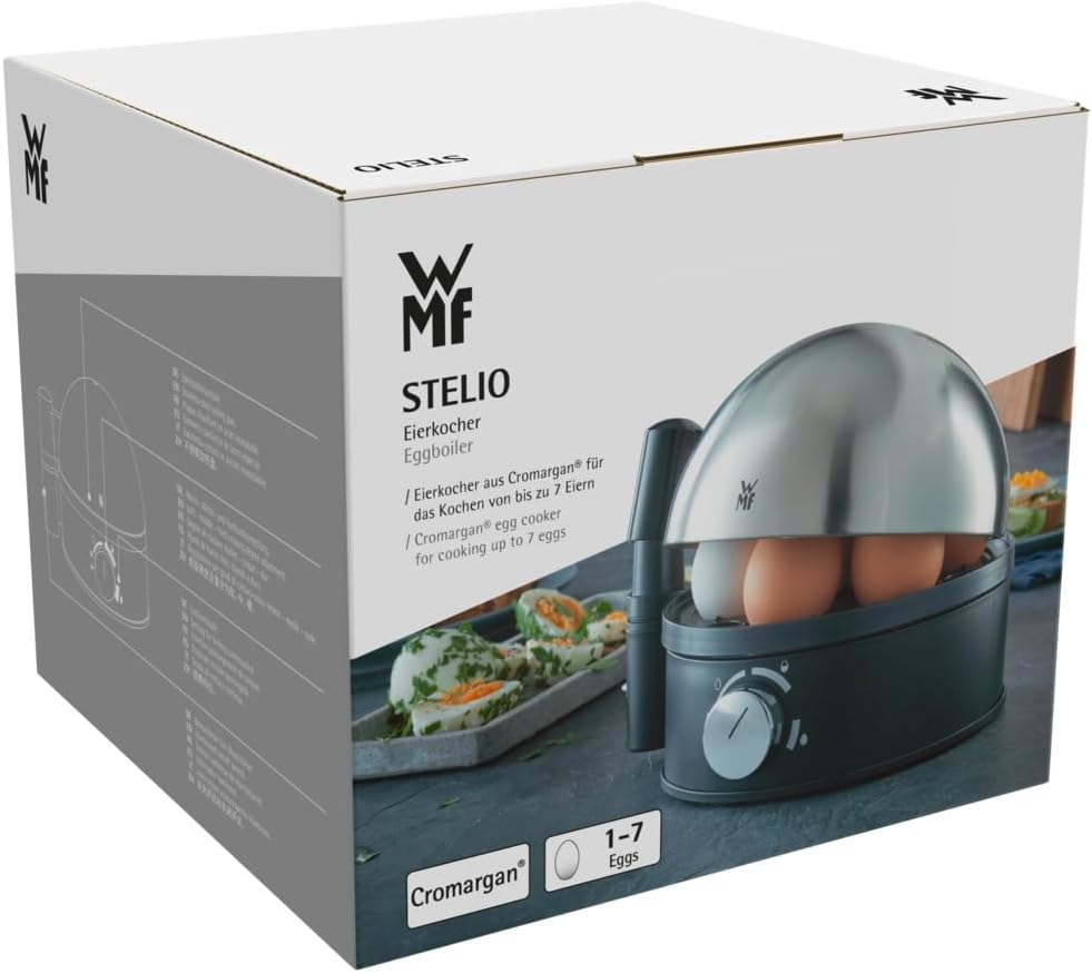 WMF Stelio Eierkocher Edelstahl für bis zu 7 Eier