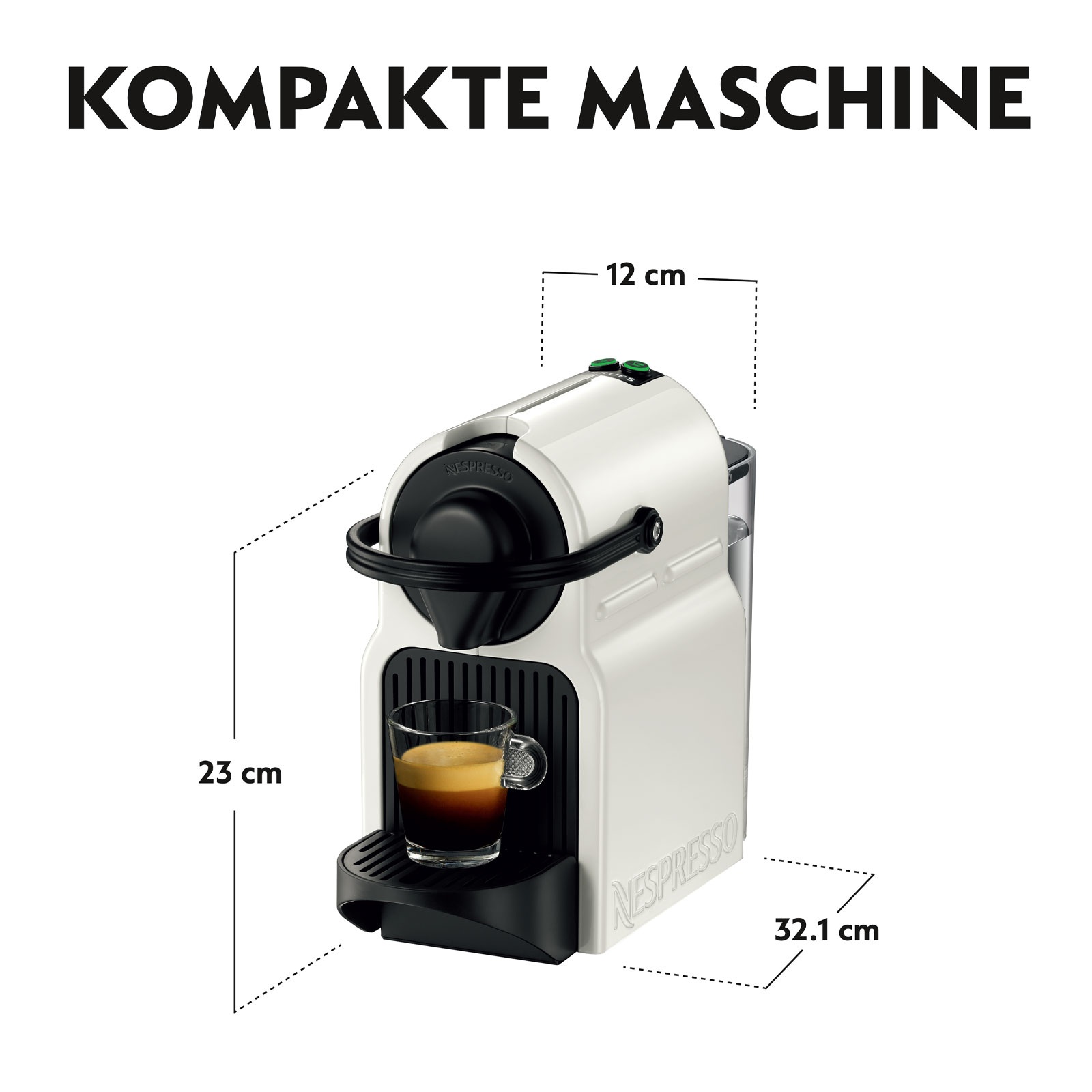 Krups XN 1001 Inissia Nespressomaschine weiß