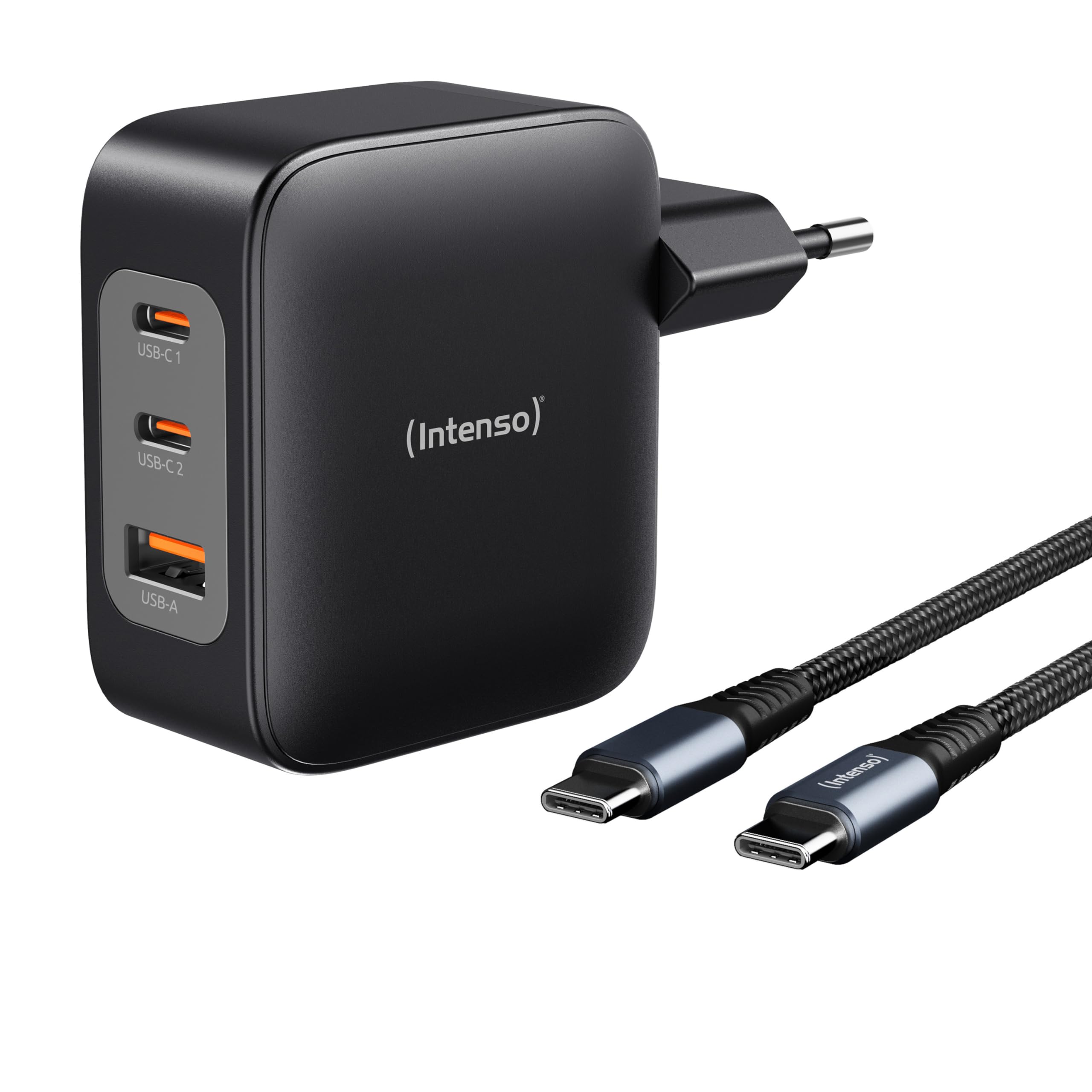 Intenso Power Adapter W100ACC GaN + C520C Kabel