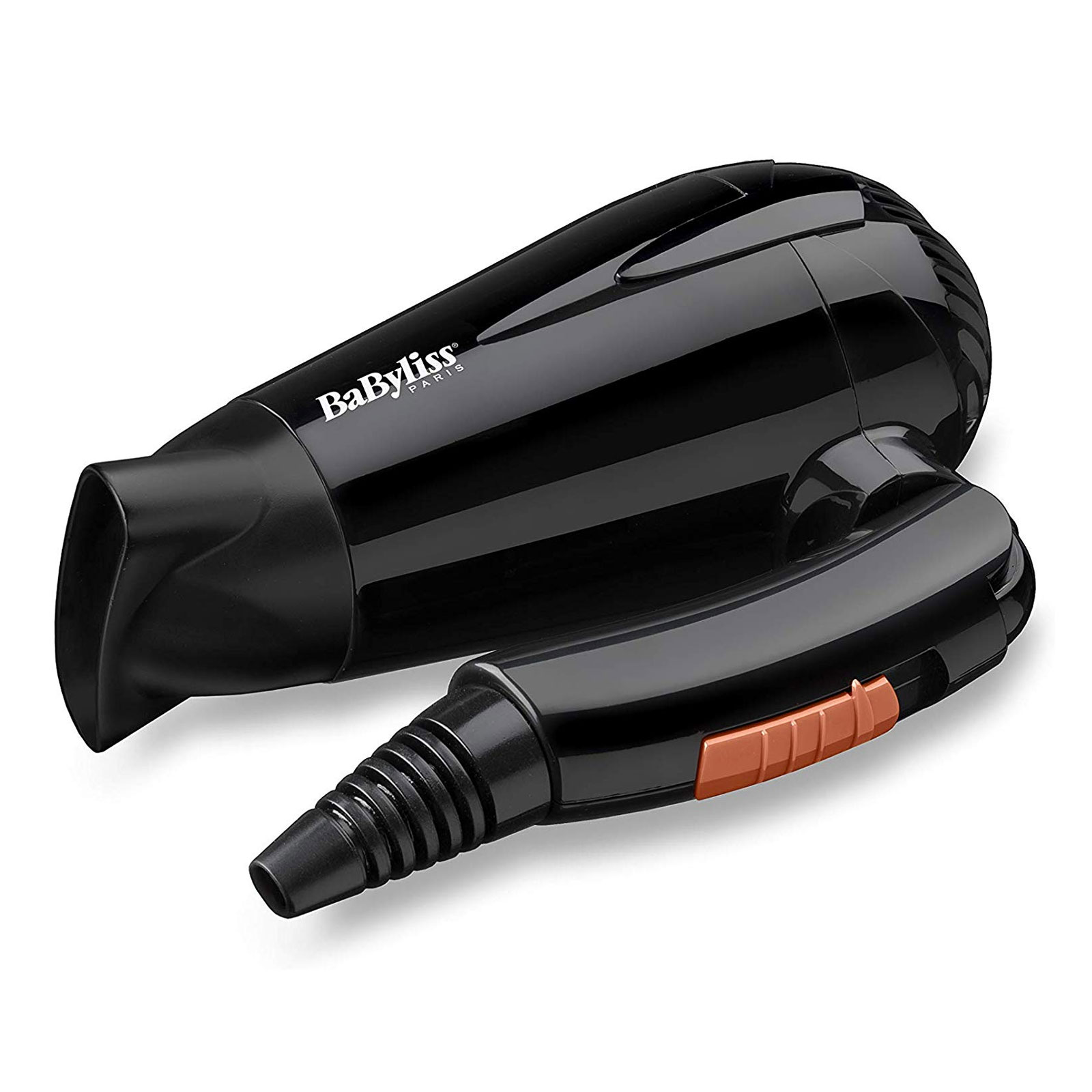 Babyliss 5344E Travel Dry 2000 Reise-Haartrockner schwarz