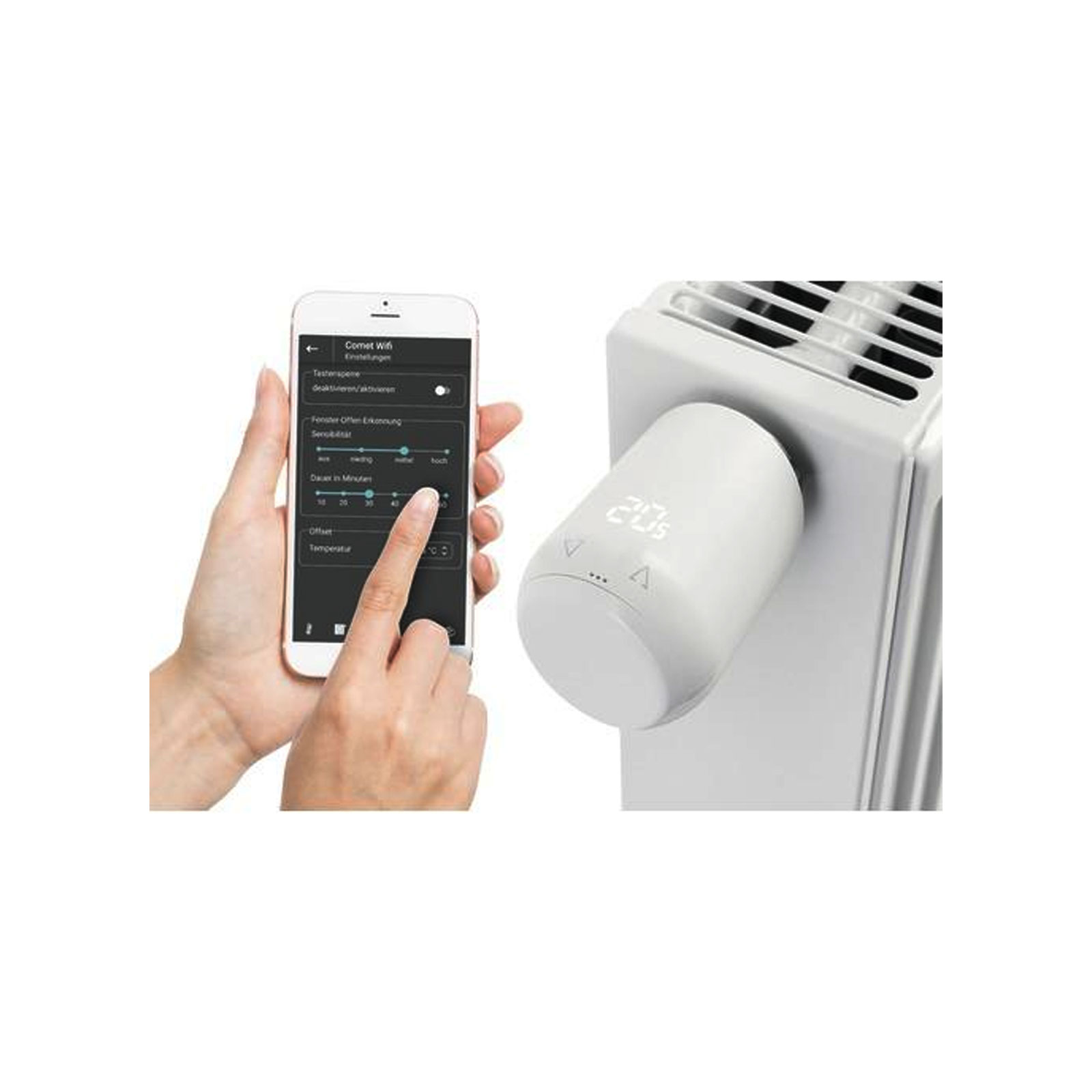 Eurotronic Heizkörperthermostat Comet Wifi