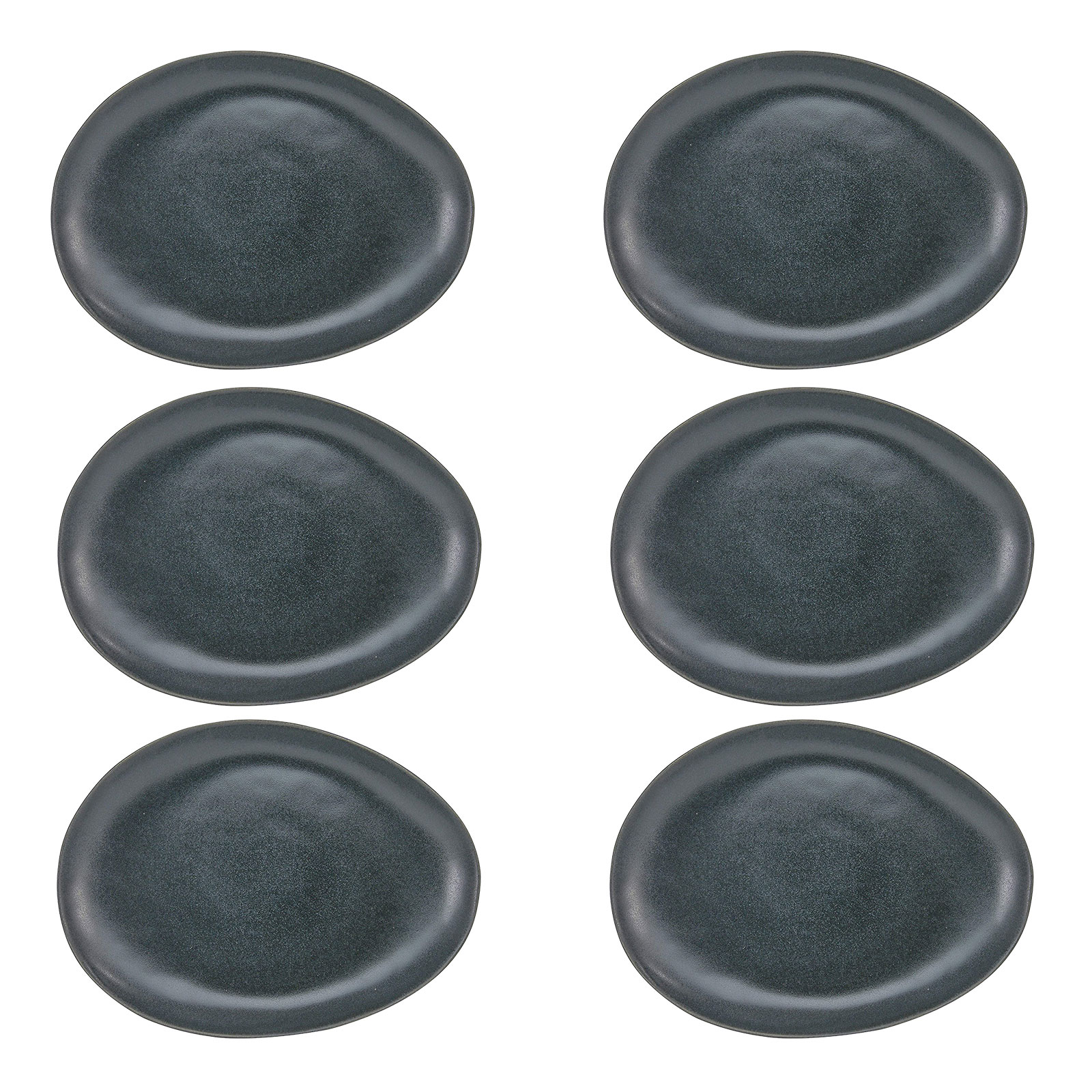 Creatable, 22743, Serie PIETRA, Geschirrset, Suppenteller 6 teilig, Steinzeug