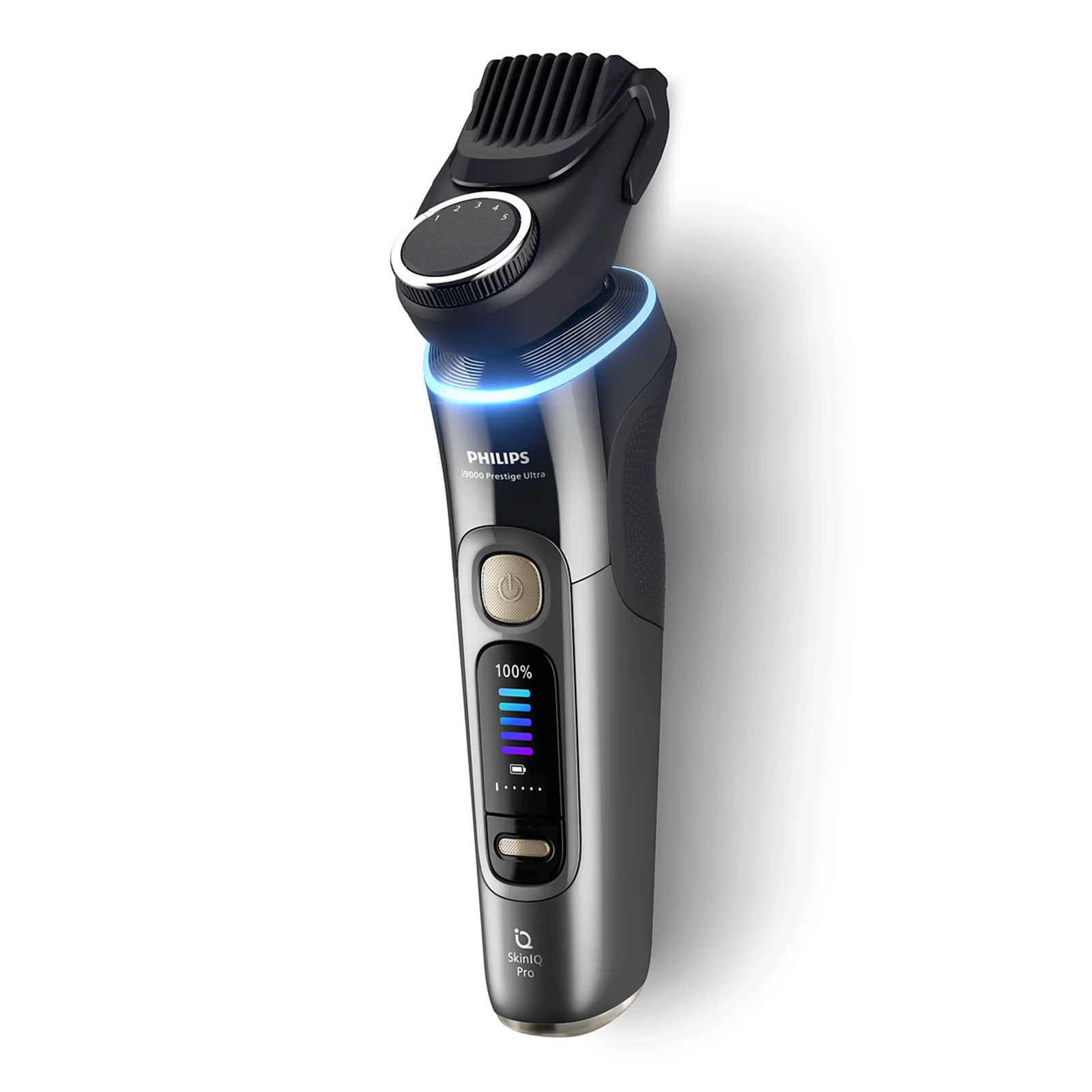 Philips XP9402/31 i9000 Prestige Ultra Elektrischer Nass- & Trockenrasierer mit SkinIQ Pro
