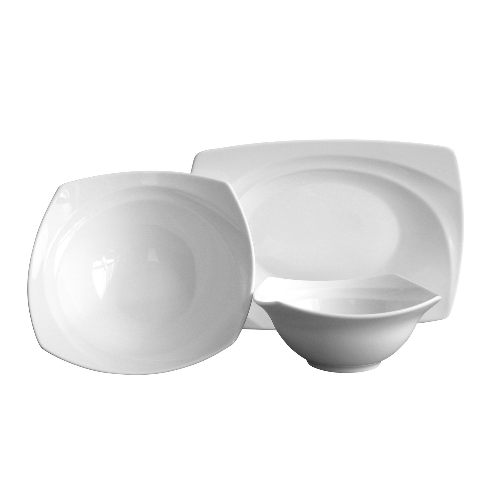 CreaTable, 13164, Serie Celebration weiss, Servierset 3tlg CreaTable, 13164, Serie Celebration weiss, Servierset 3tlg