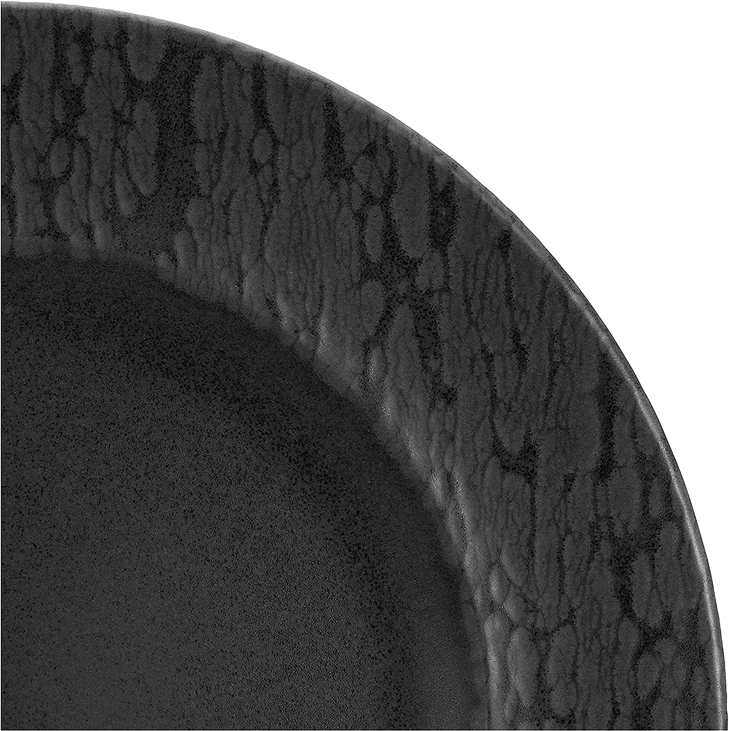 CreaTable, 33320, Serie Rondo SCHIEFER black, Geschirrset, Teller Set 12 teilig