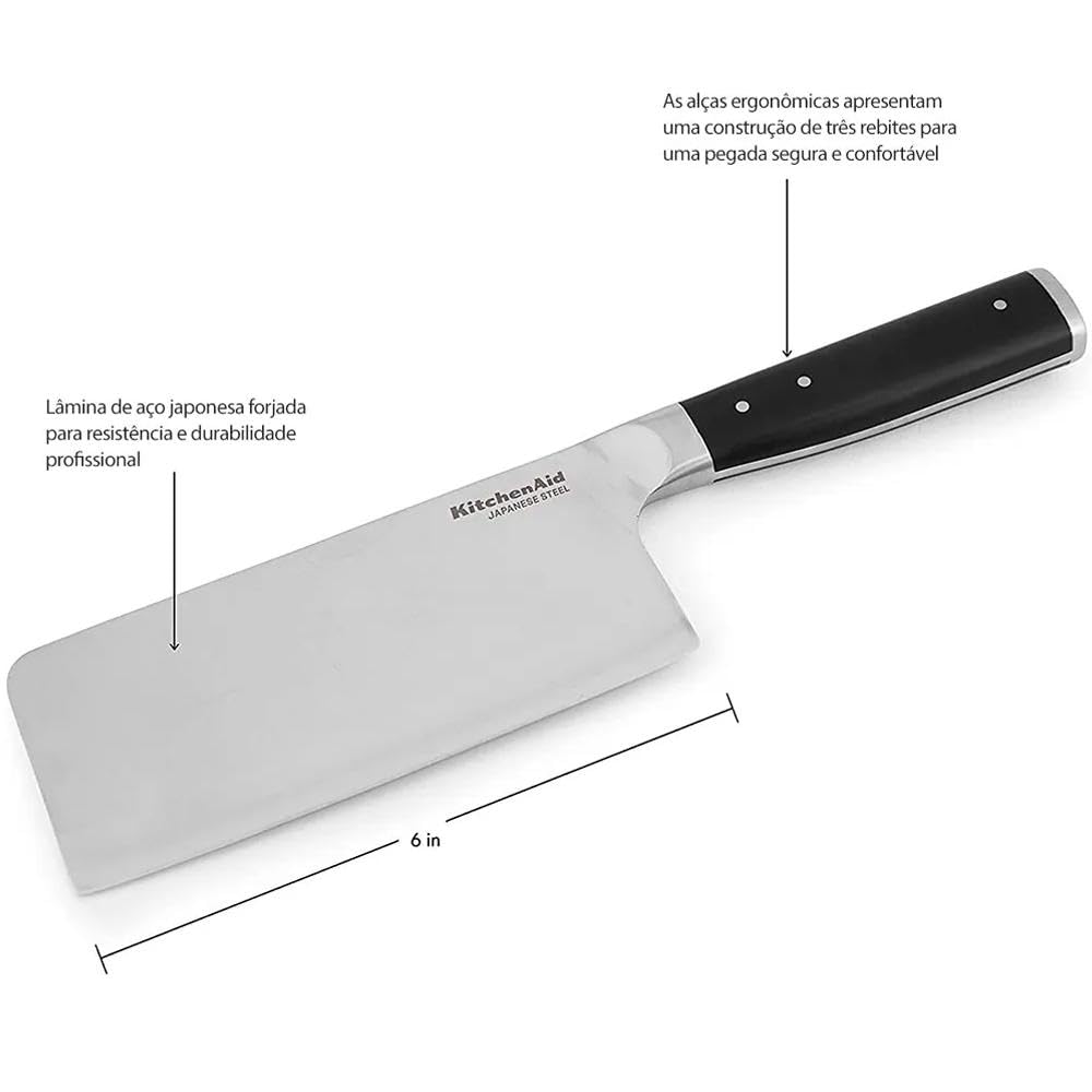 KitchenAid Gourmet Cleaver KOG6IVSSOHOBA 15cm, with Blade Cover