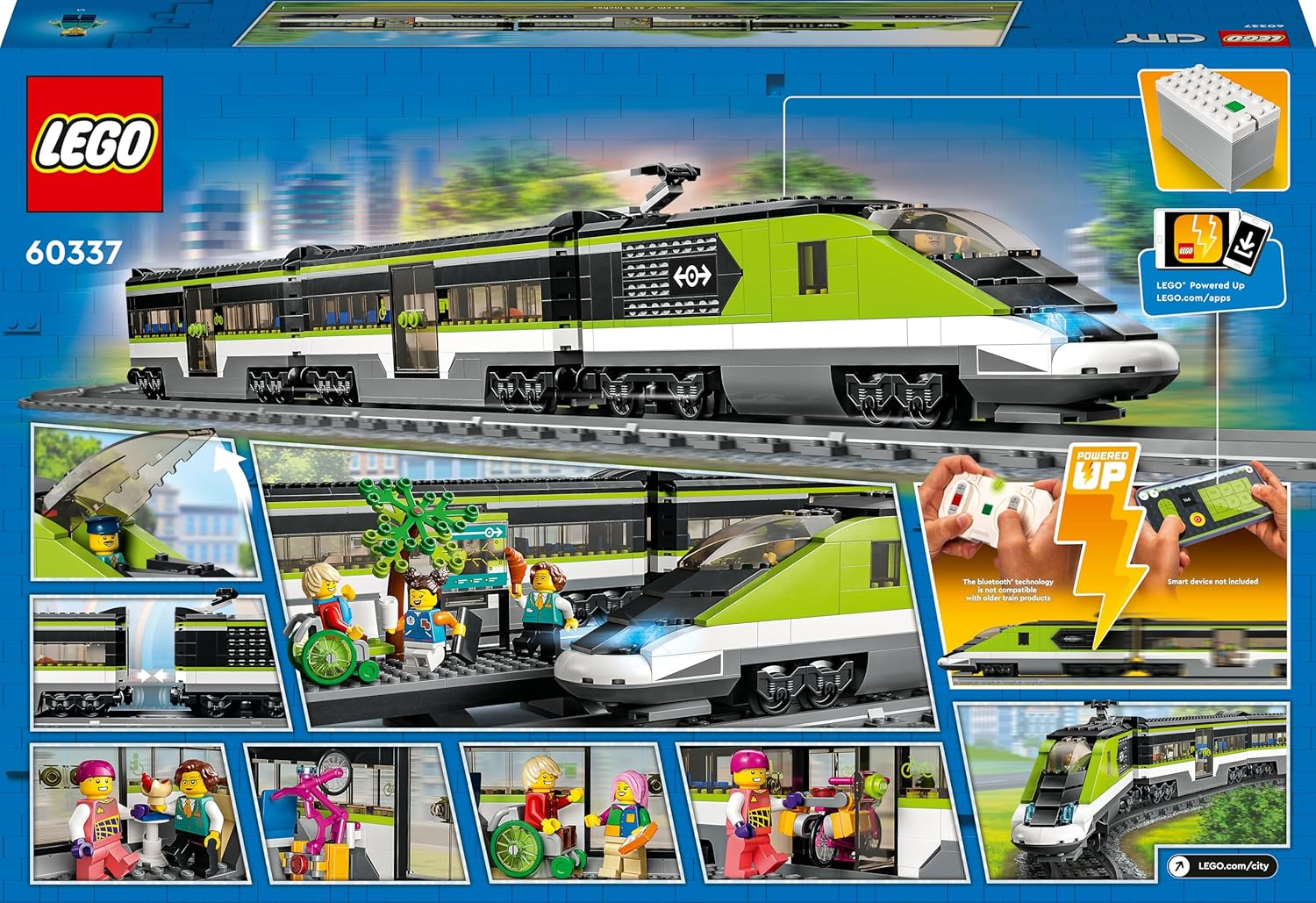 LEGO City Trains - Personen-Schnellzug -Ferngesteuertem Zug 60337