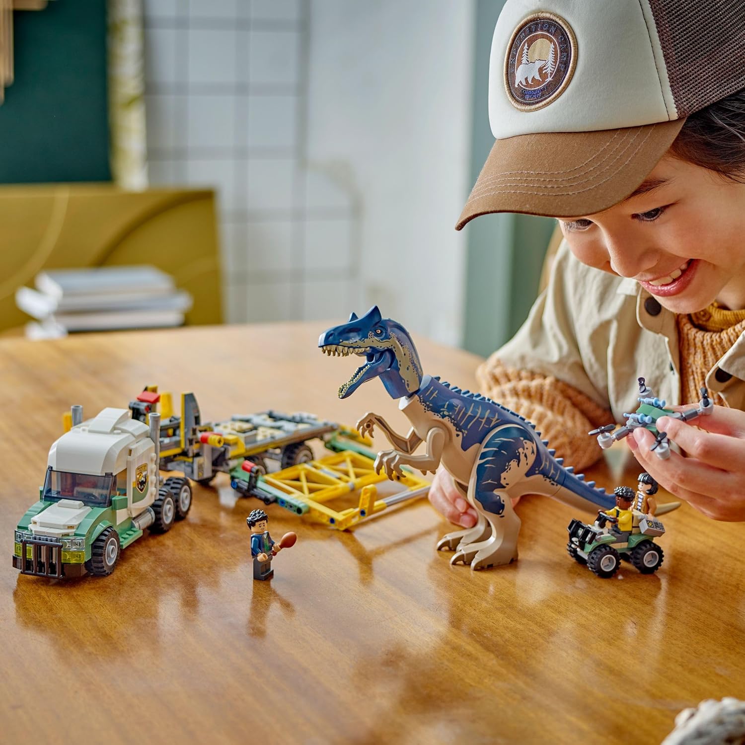 LEGO Jurassic World Dinosaurier-Missionen: Allosaurus-Transporter 76966