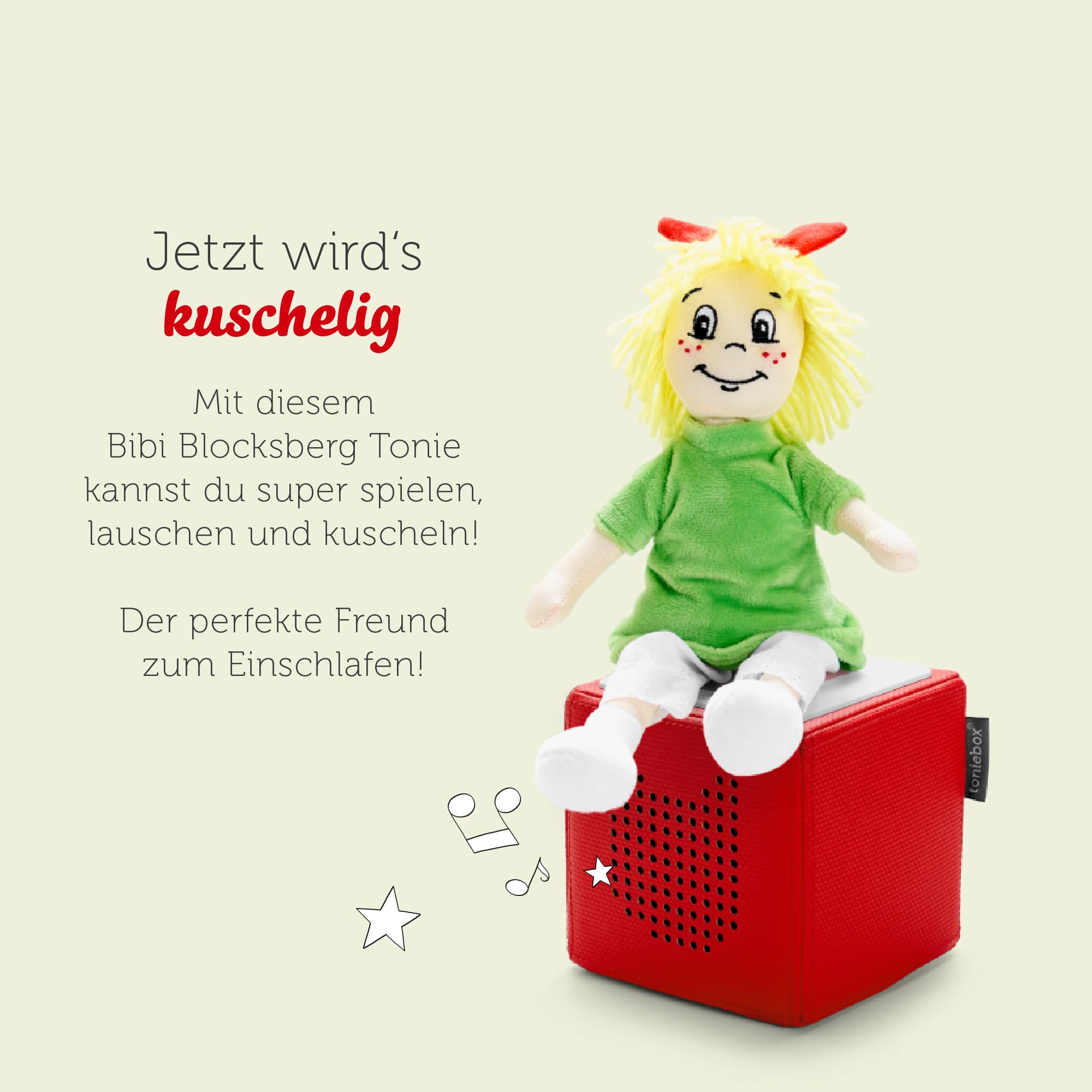 tonies Hörfiguren Plüsch für Toniebox, Bibi Blocksberg erzählt Hexengeschichten
