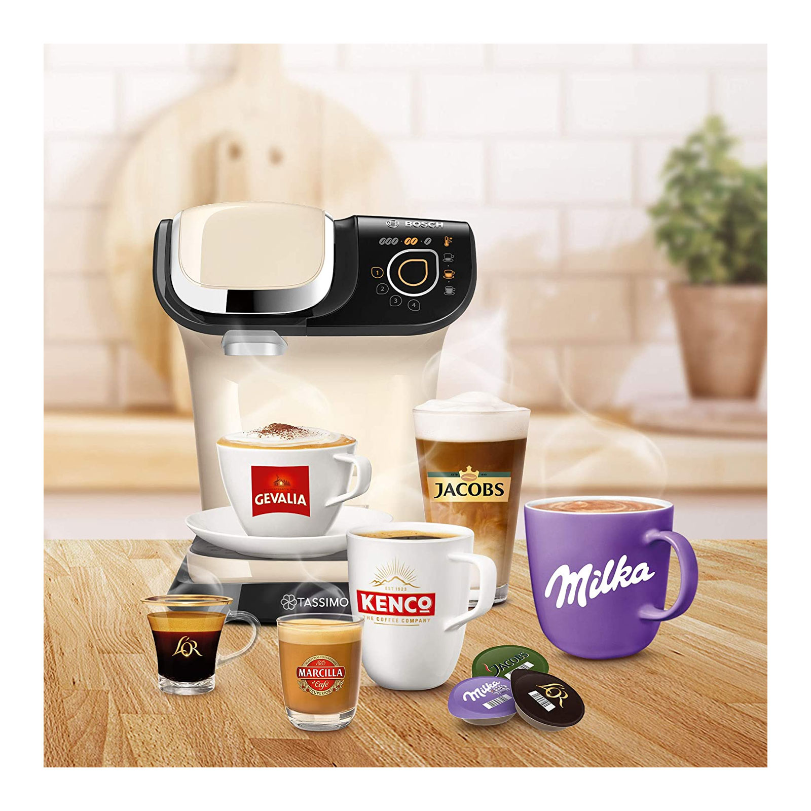 Bosch Tassimo Kapselmaschine inkl. 1x Cappuccino Intenso