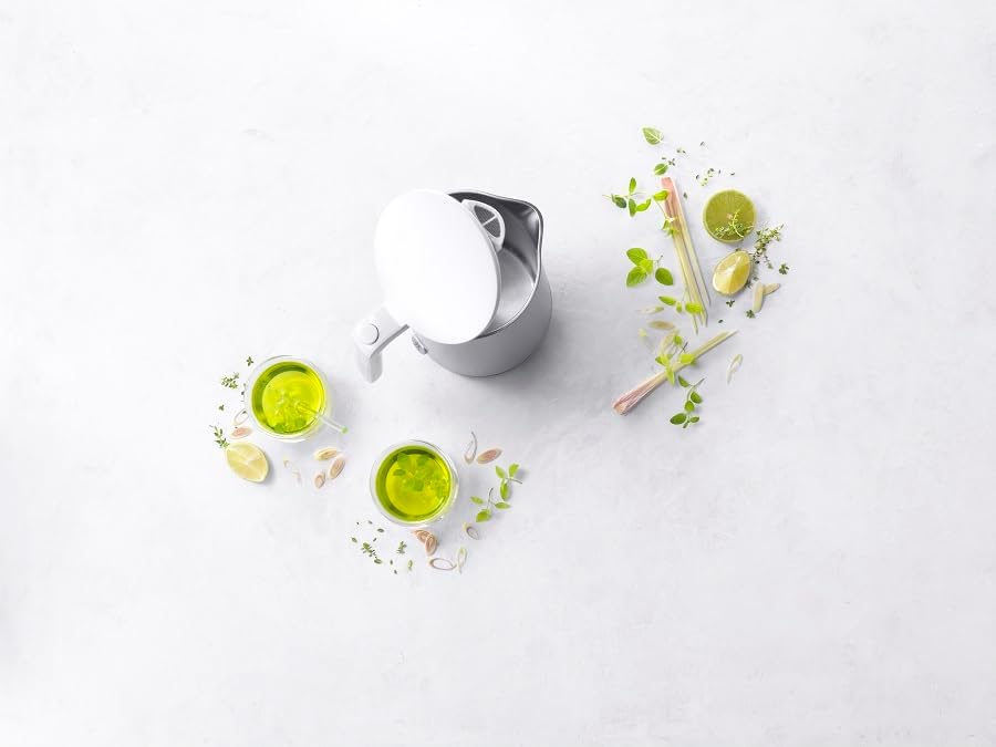 ZWILLING ENFINIGY Wasserkocher mit Edelstahl-Kalkfilter & Überhitzungsschutz