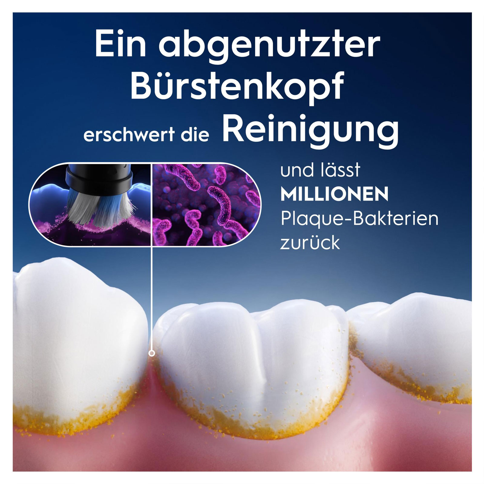 Oral-B iO Sanfte Reinigung, Original Aufsteckbürsten