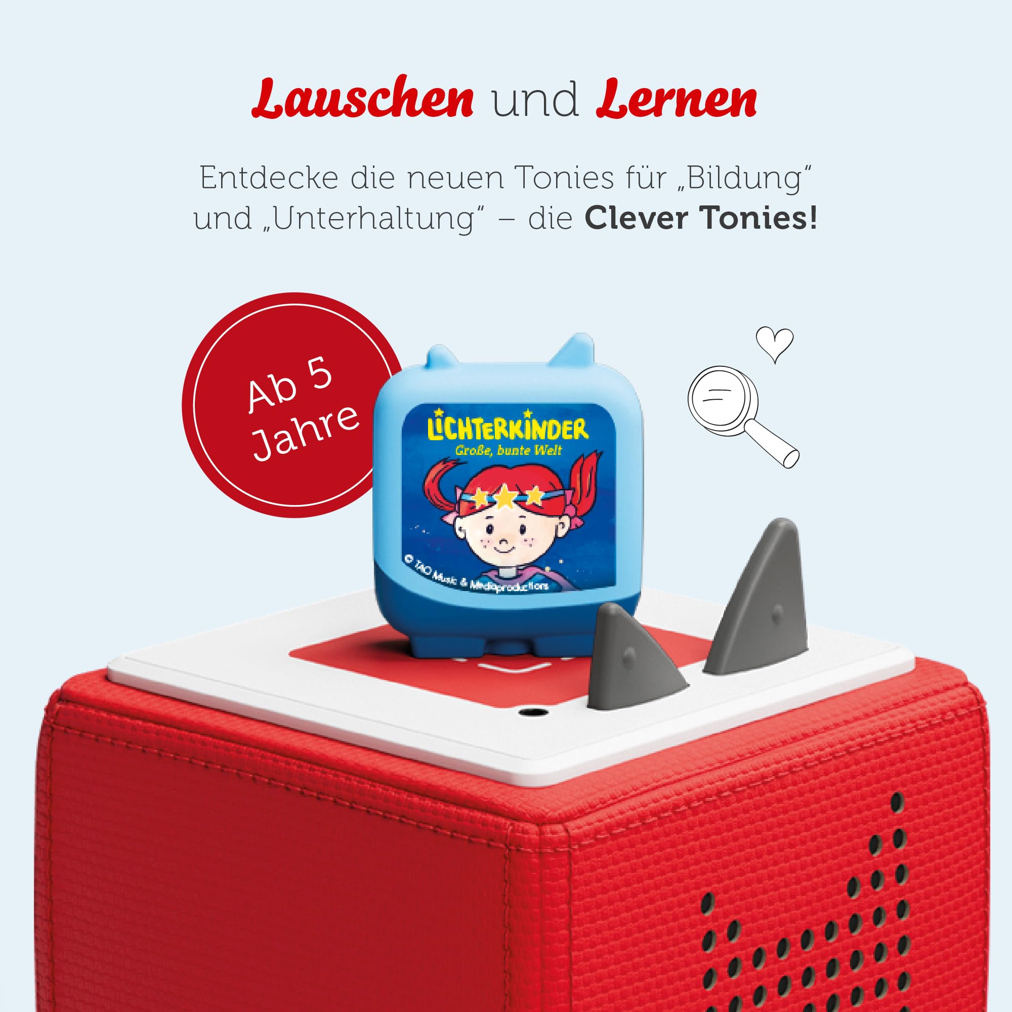 Tonies Clever Tonie 4er Set: Lichterkinder – Lernen mit LIKI und LUMI