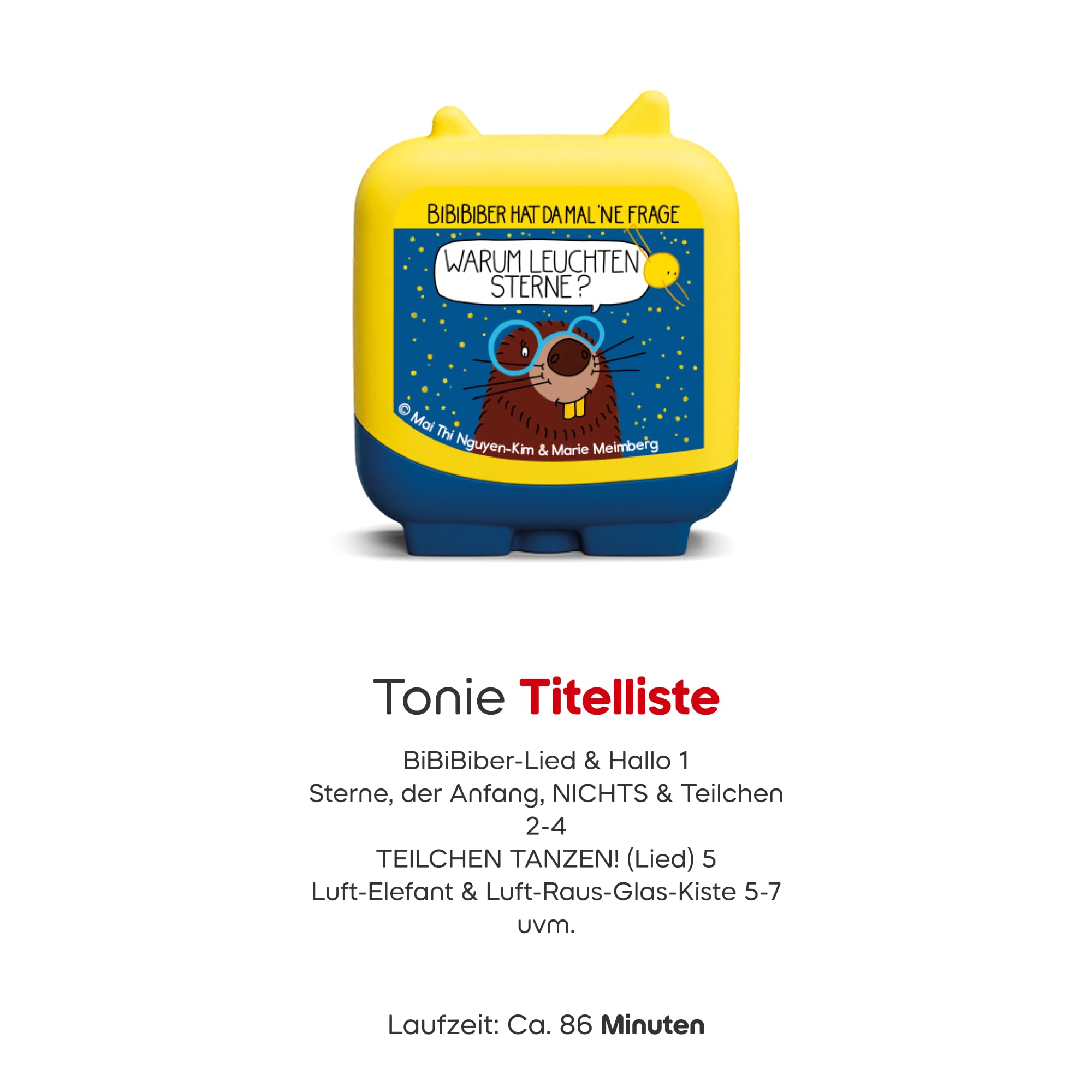 Tonies Clever Tonie BiBiBiber – Warum leuchten Sterne?