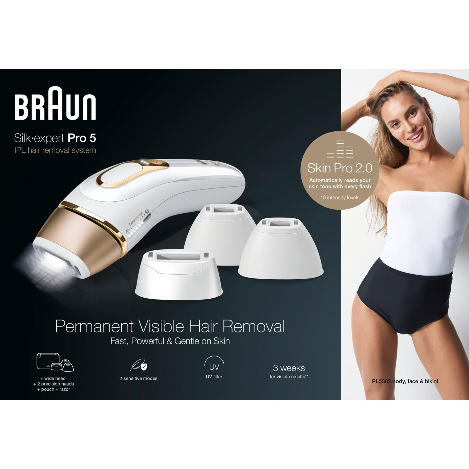 Braun IPL Haarentferner IPL Silk·expert Pro 5 PL5382