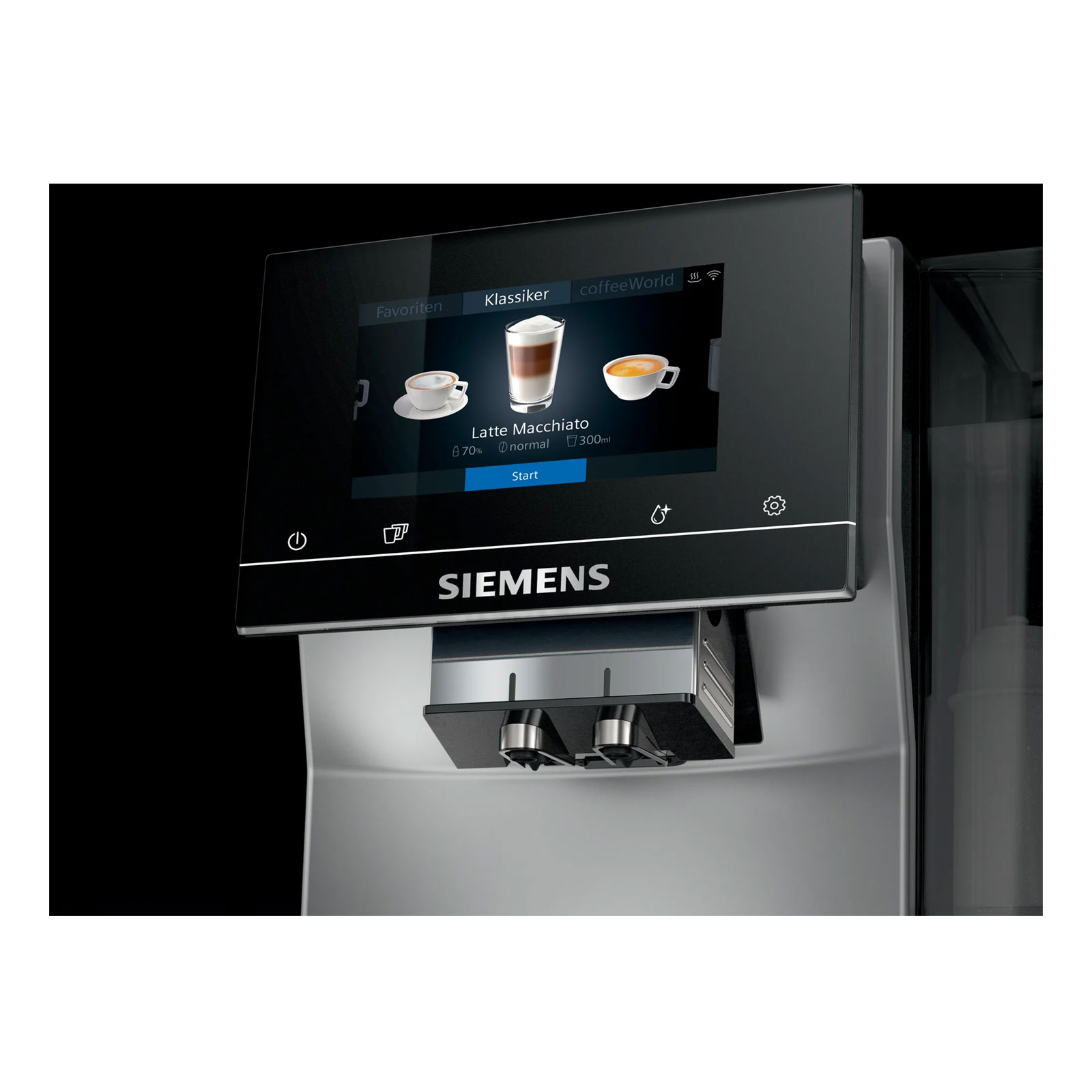 Siemens TP705D01 EQ.700 classic Kaffeevollautomat + TZ80001A Reinigungstabletten + TZ80002A Entkalkungstabletten