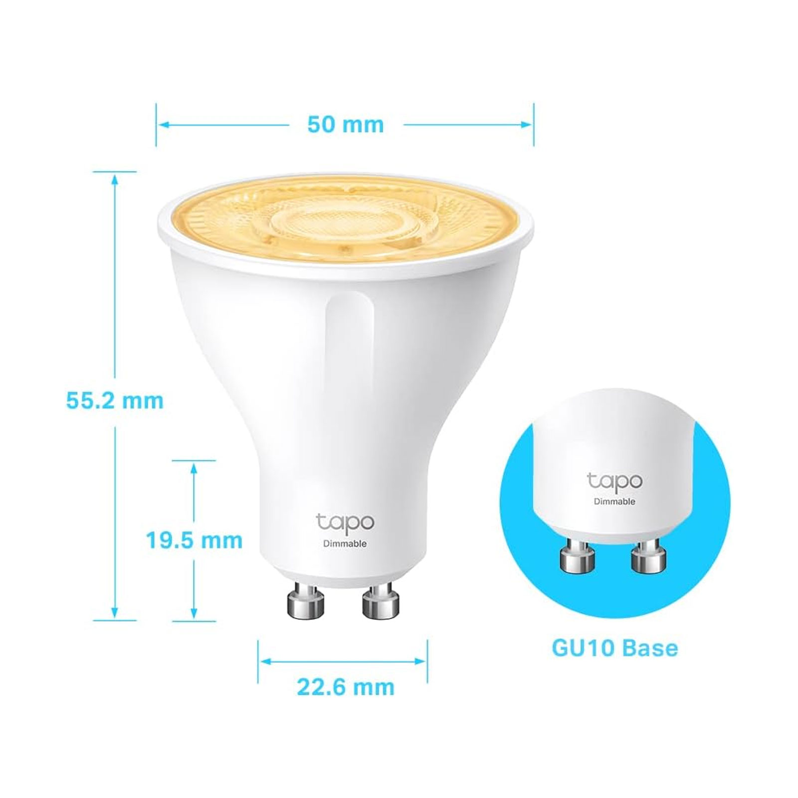 Tapo L610 Intelligenter WLAN-Strahler GU10