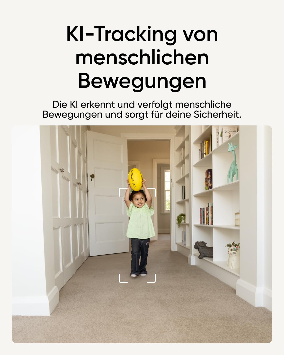 eufy Indoor Cam C220, 2K Überwachungskamera Innen, 360° Schwenk-/Neigefunktion