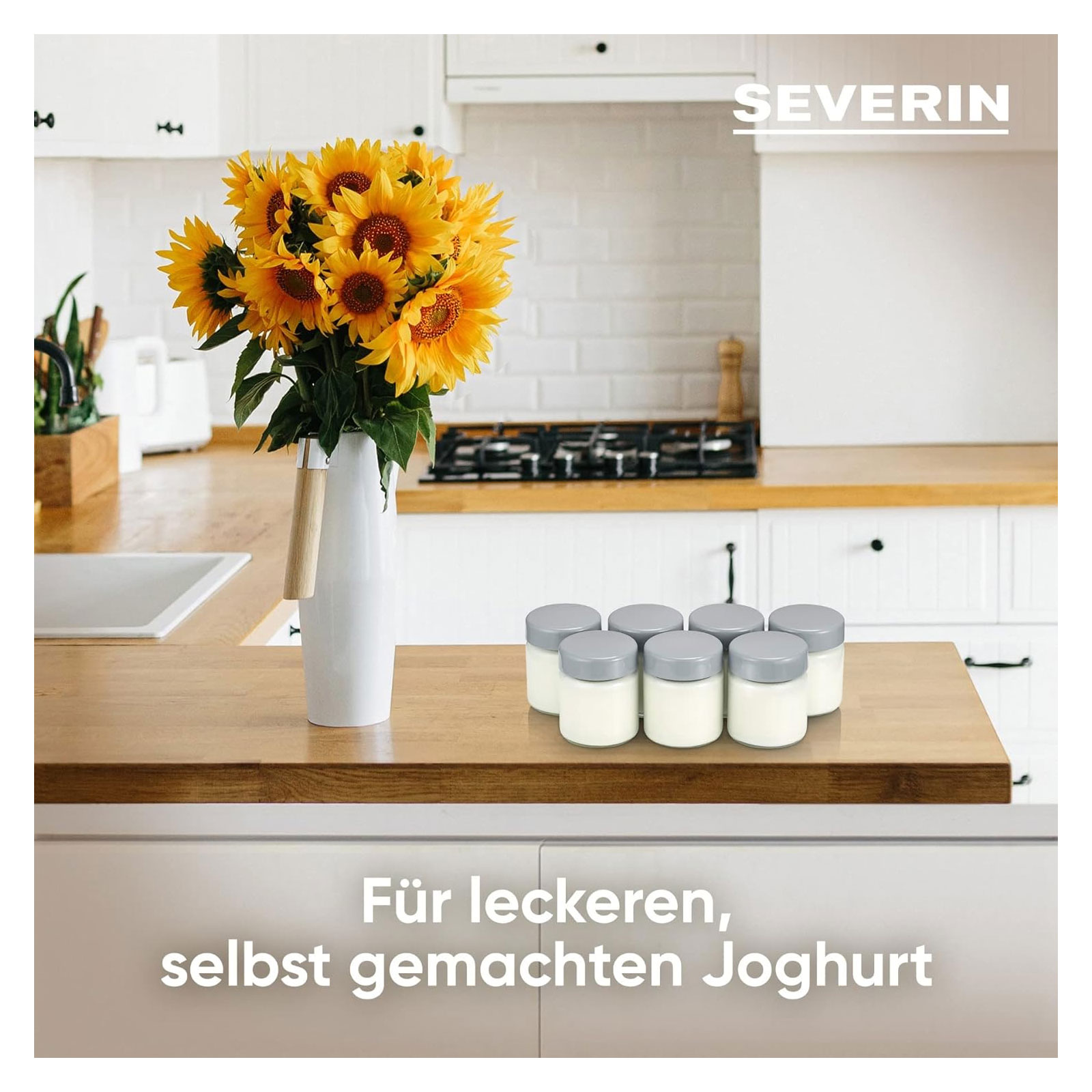 Severin EG 3513 Ersatzgläser für Joghurtbereiter