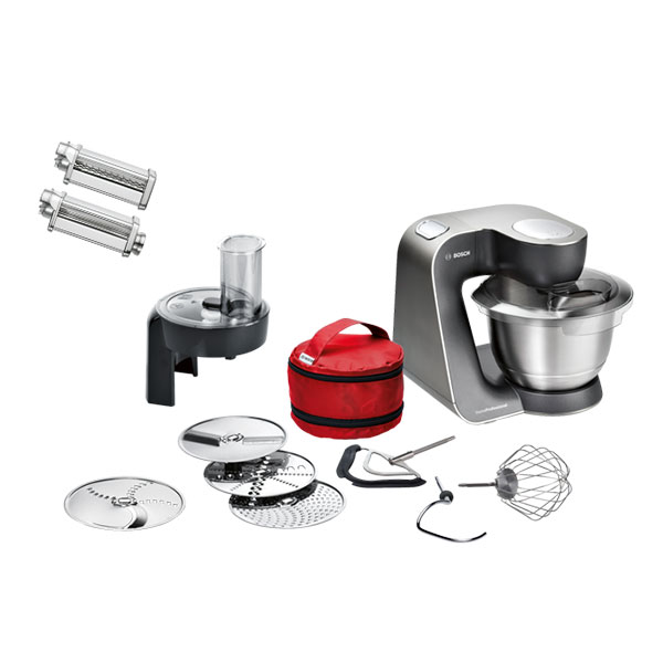 Bosch MUM59N26DE Küchenmaschine inkl. MUZ5PP1 Pasta Passion