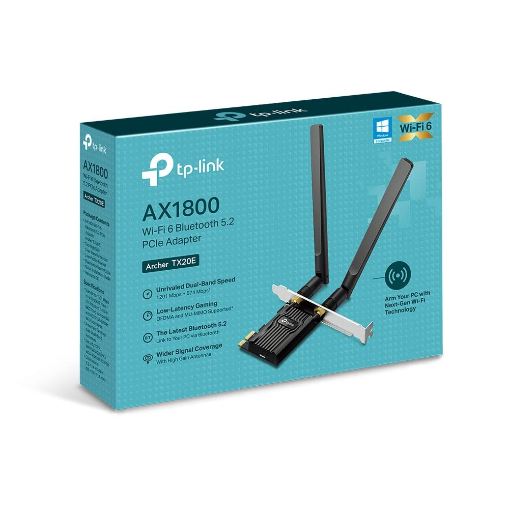 TP-Link Archer TX20E AX1800 Wi-Fi 6 WLAN Karte für PC