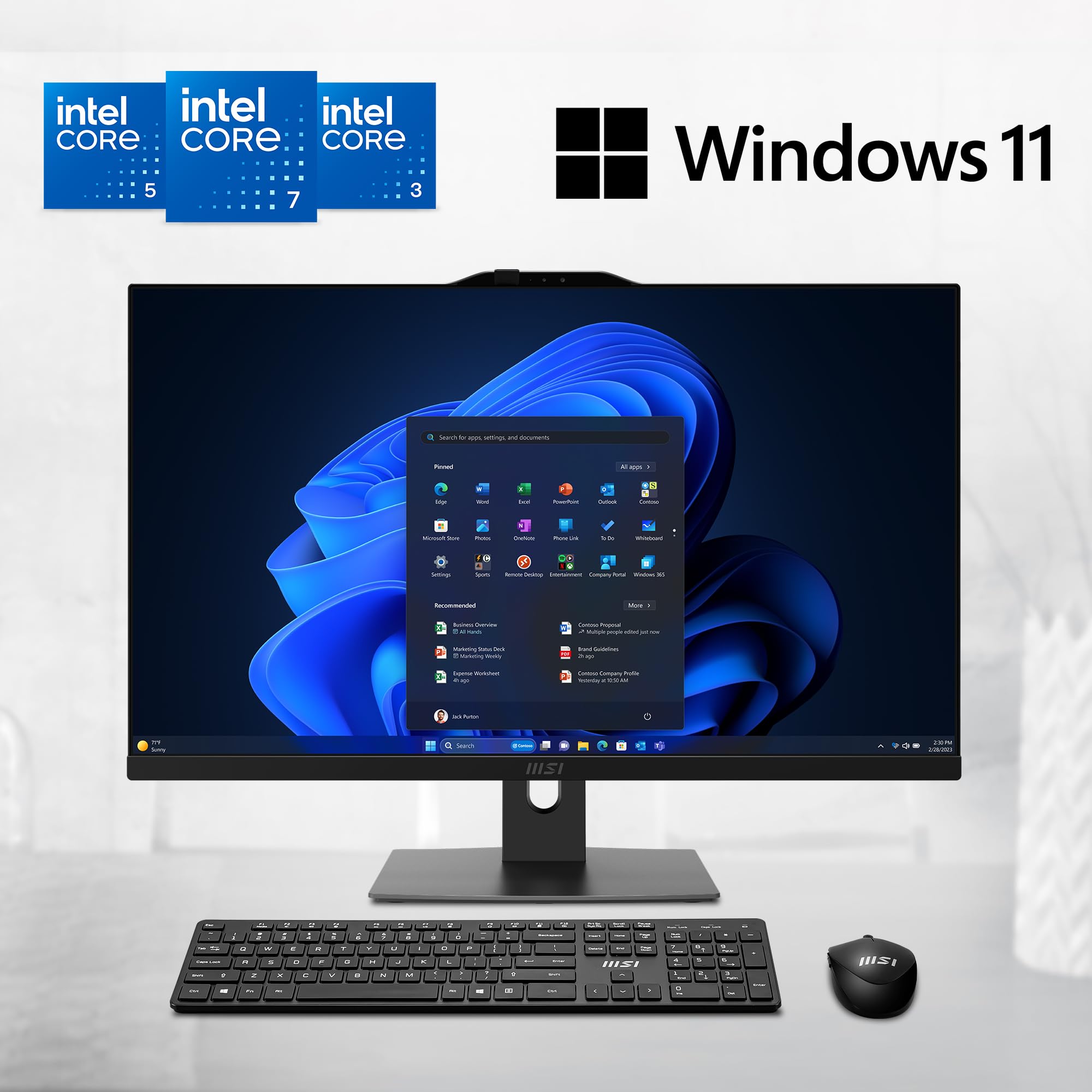 MSI Modern AM272P 1M-1234DE All in One PC