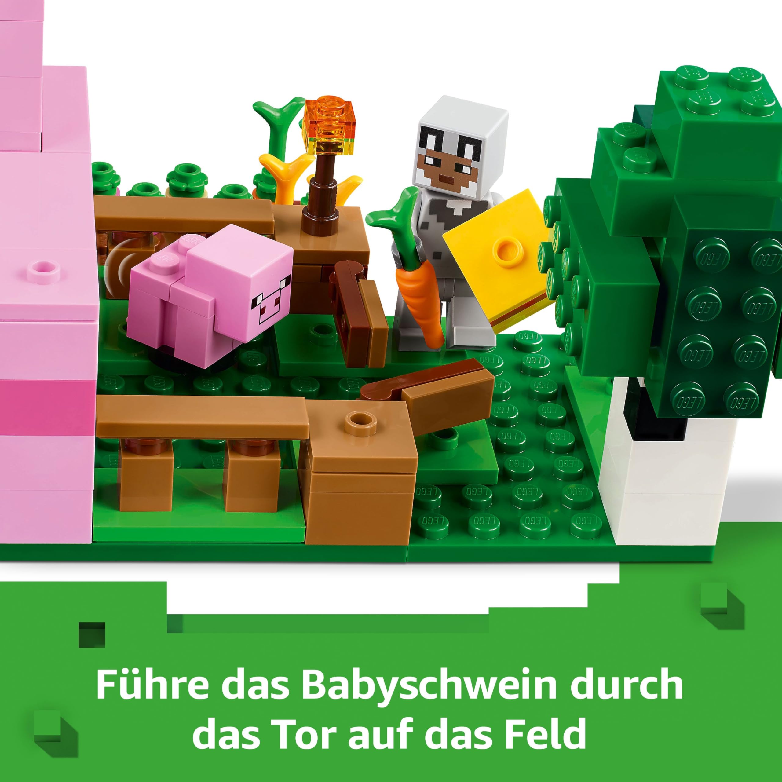 LEGO Minecraft Das Babyschwein-Haus 21268