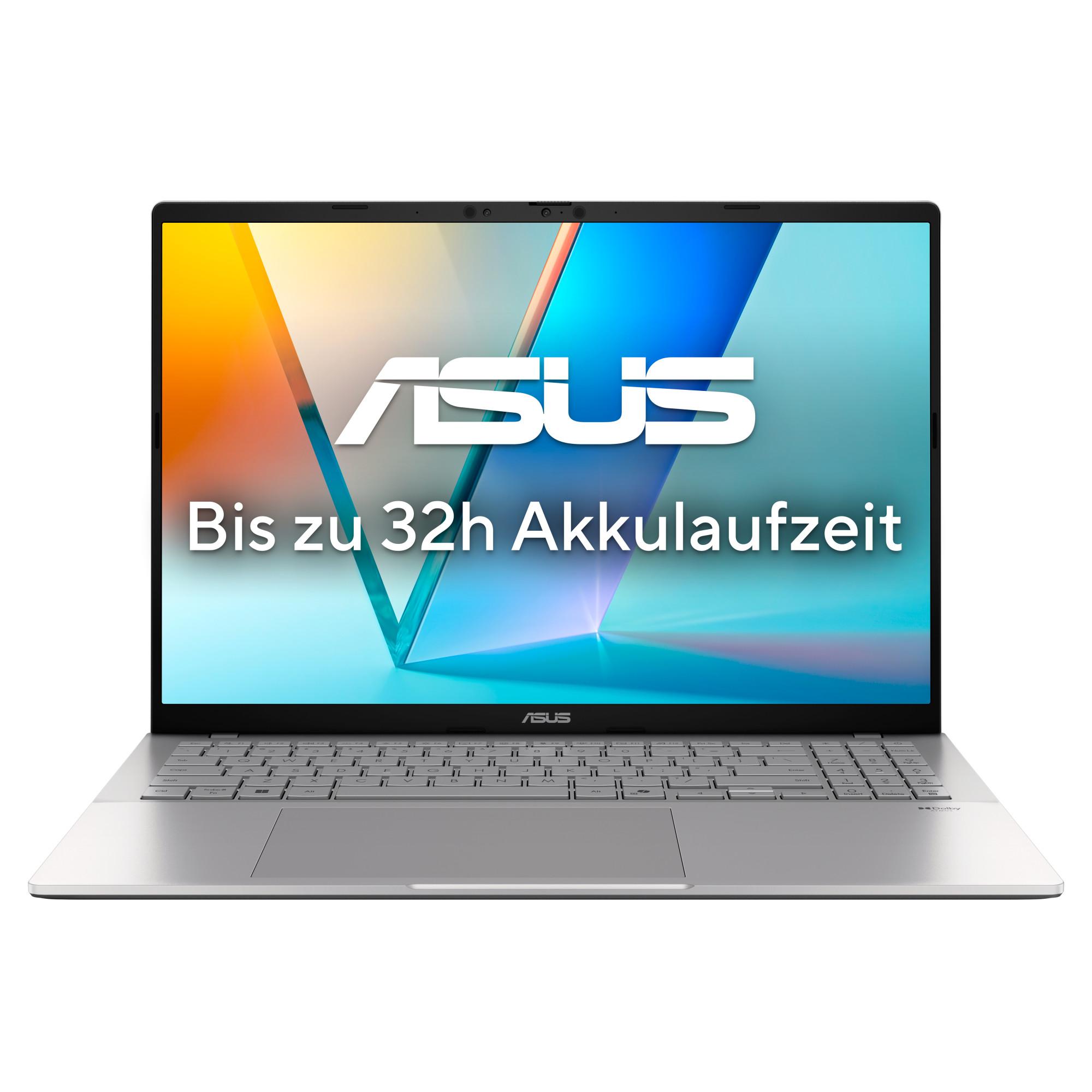 ASUS Vivobook S 16, Silber, 16 Zoll Notebook