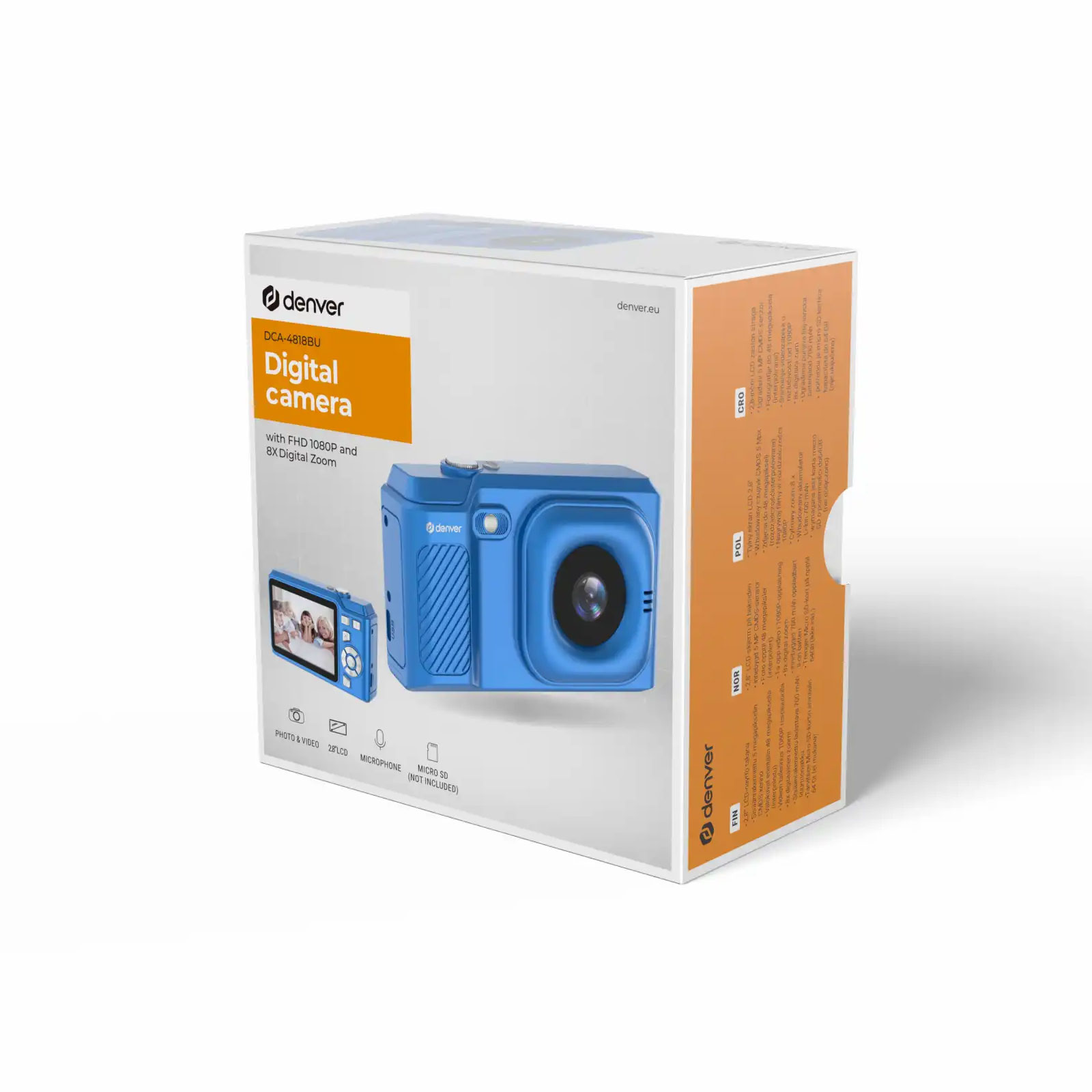 DENVER DCA-4818 Kompaktkamera Schwarz