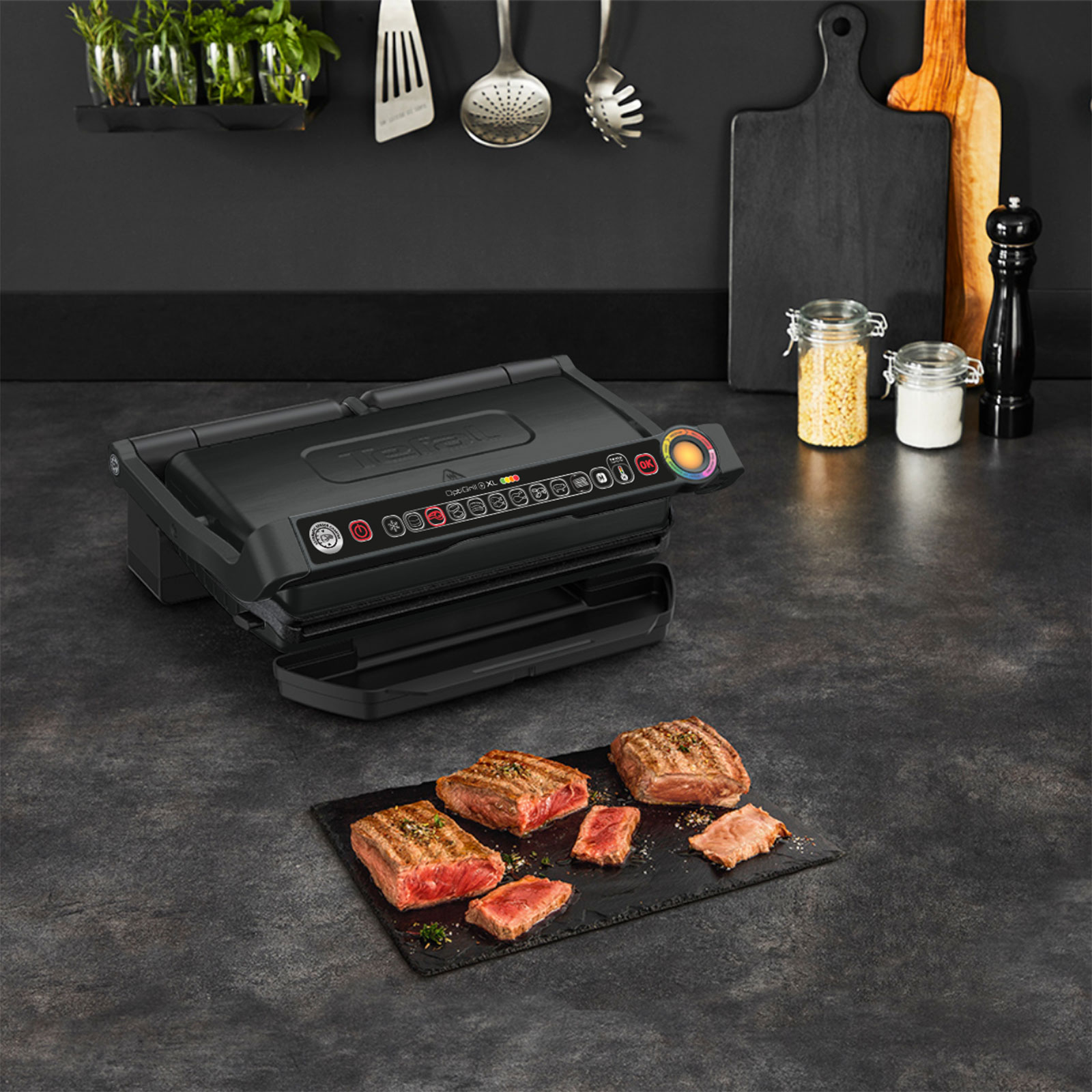 TEFAL GC7248 OptiGrill+ XL mit Snacking & Baking