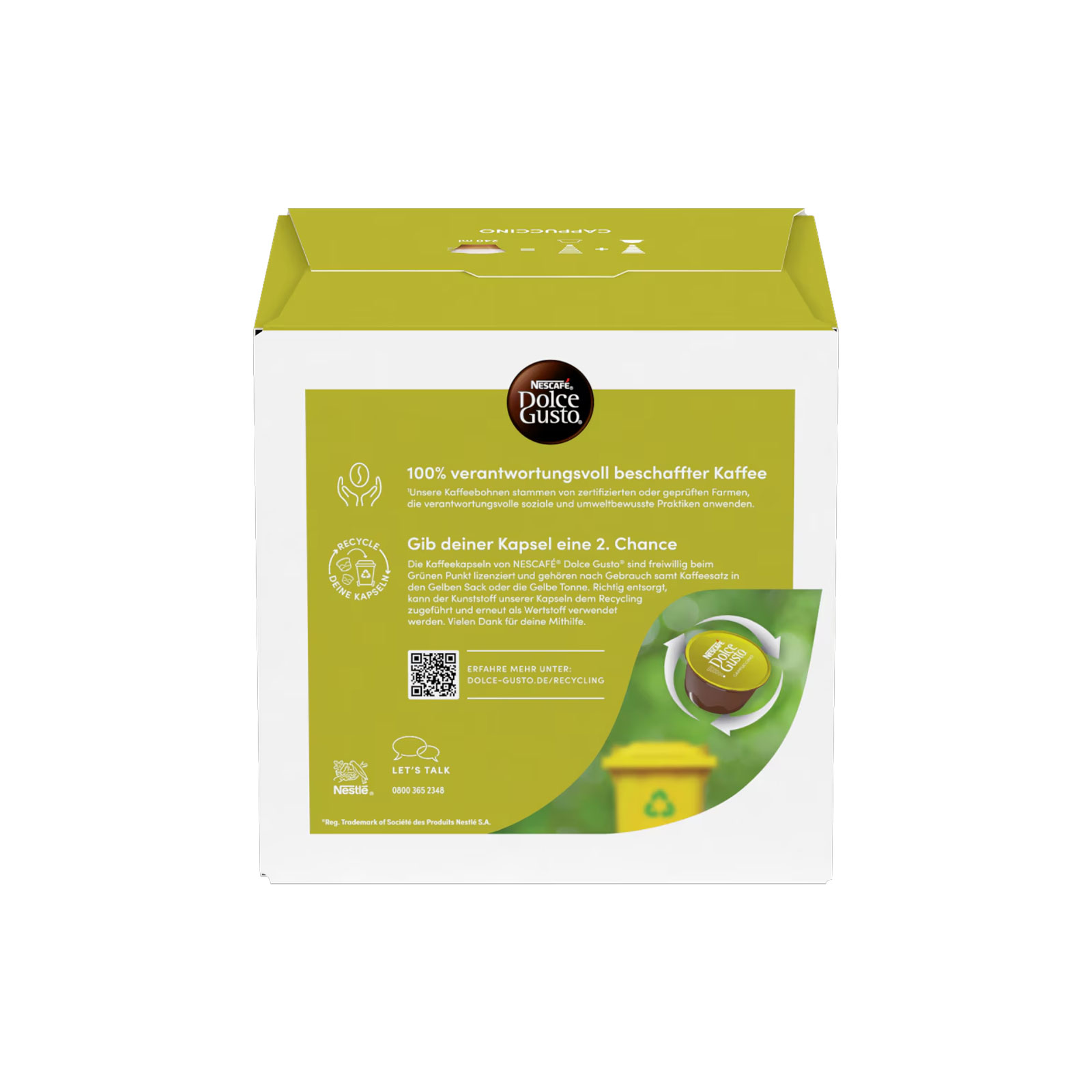 NESCAFÉ DOLCE GUSTO Topseller 6er Pack, Dallmayr Crema d´Oro (5x16 Kapseln) + Cappuccino (1x16 Kapseln)

