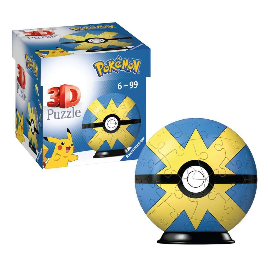 Ravensburger 3D Puzzle 11580 - Puzzle-Ball Pokémon Pokéballs - Flottball