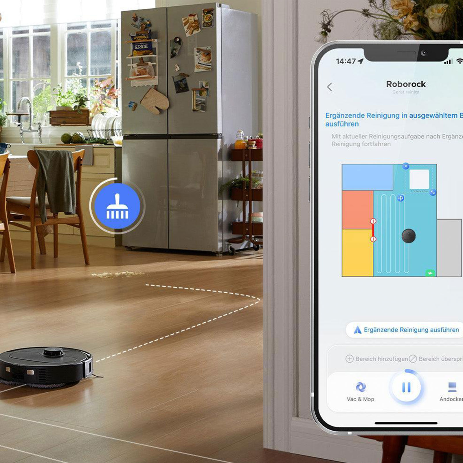 Roborock Qrevo Plus Saugroboter mit Wischfunktion
