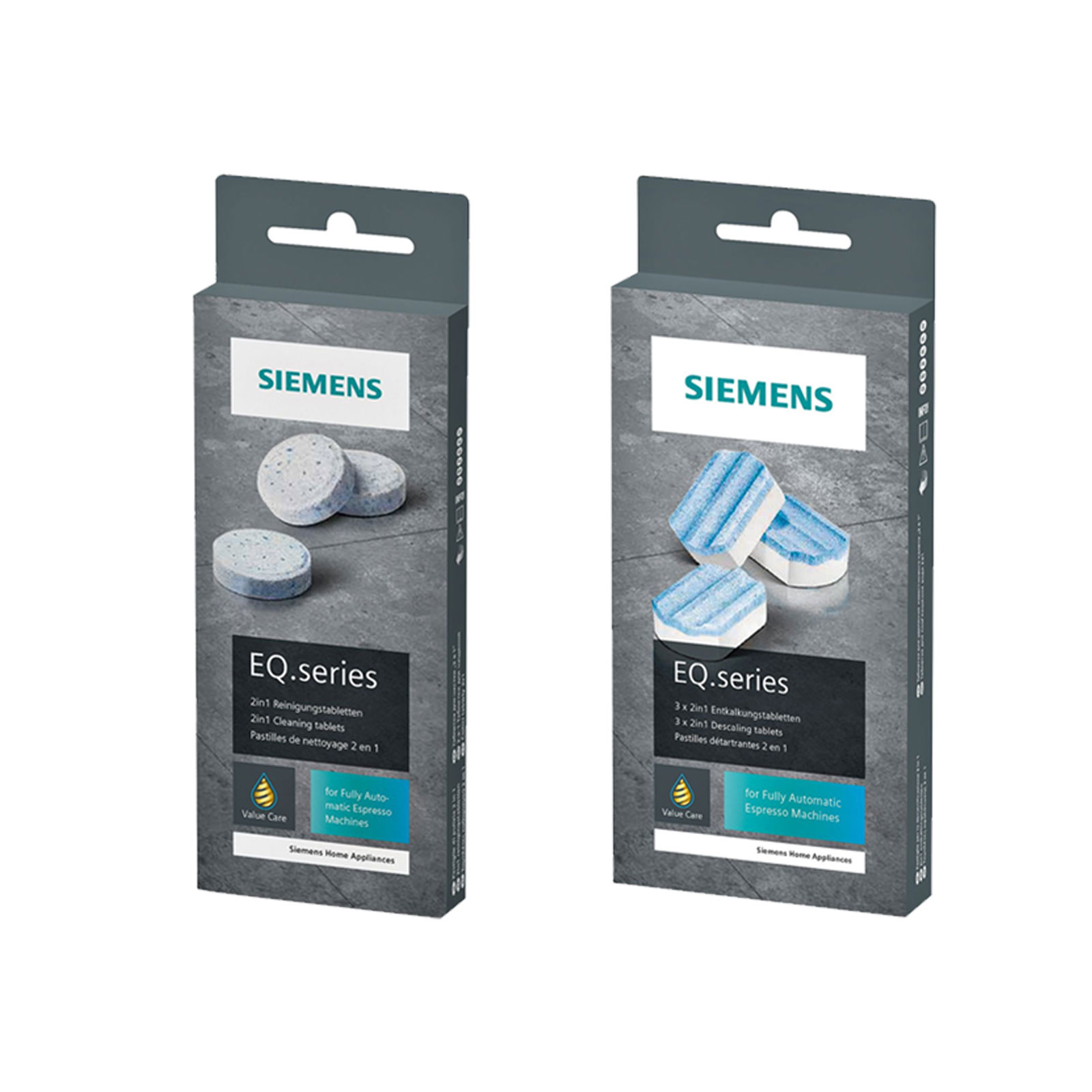 Siemens TI351509DE EQ.300 Kaffeevollautomat + TZ80001A Reinigungstabletten + TZ80002A Entkalkungstabletten