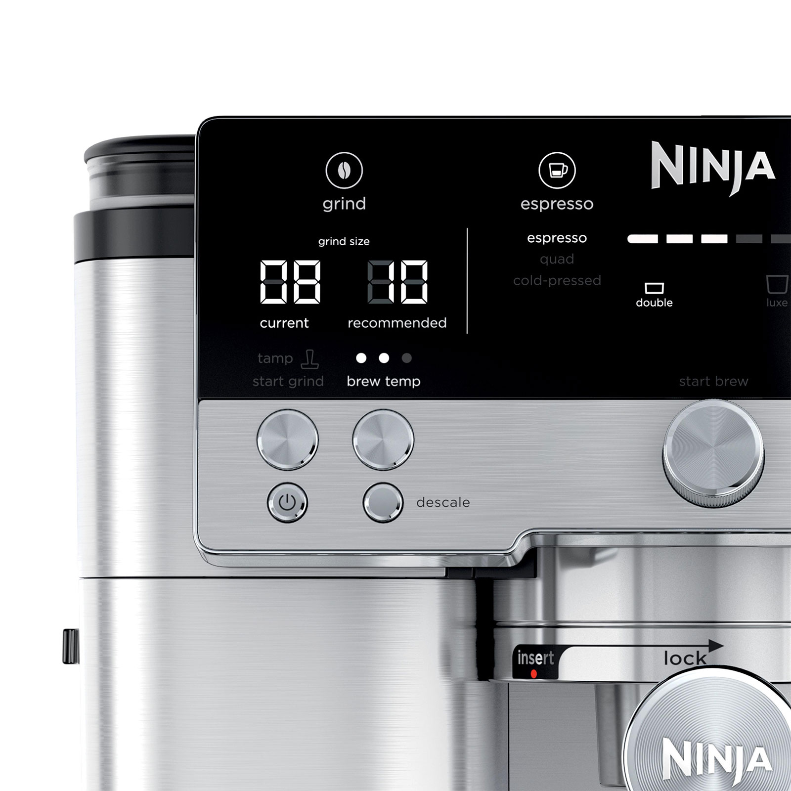 Ninja ES601EU Luxe Premium Siebträger-Espressomaschine