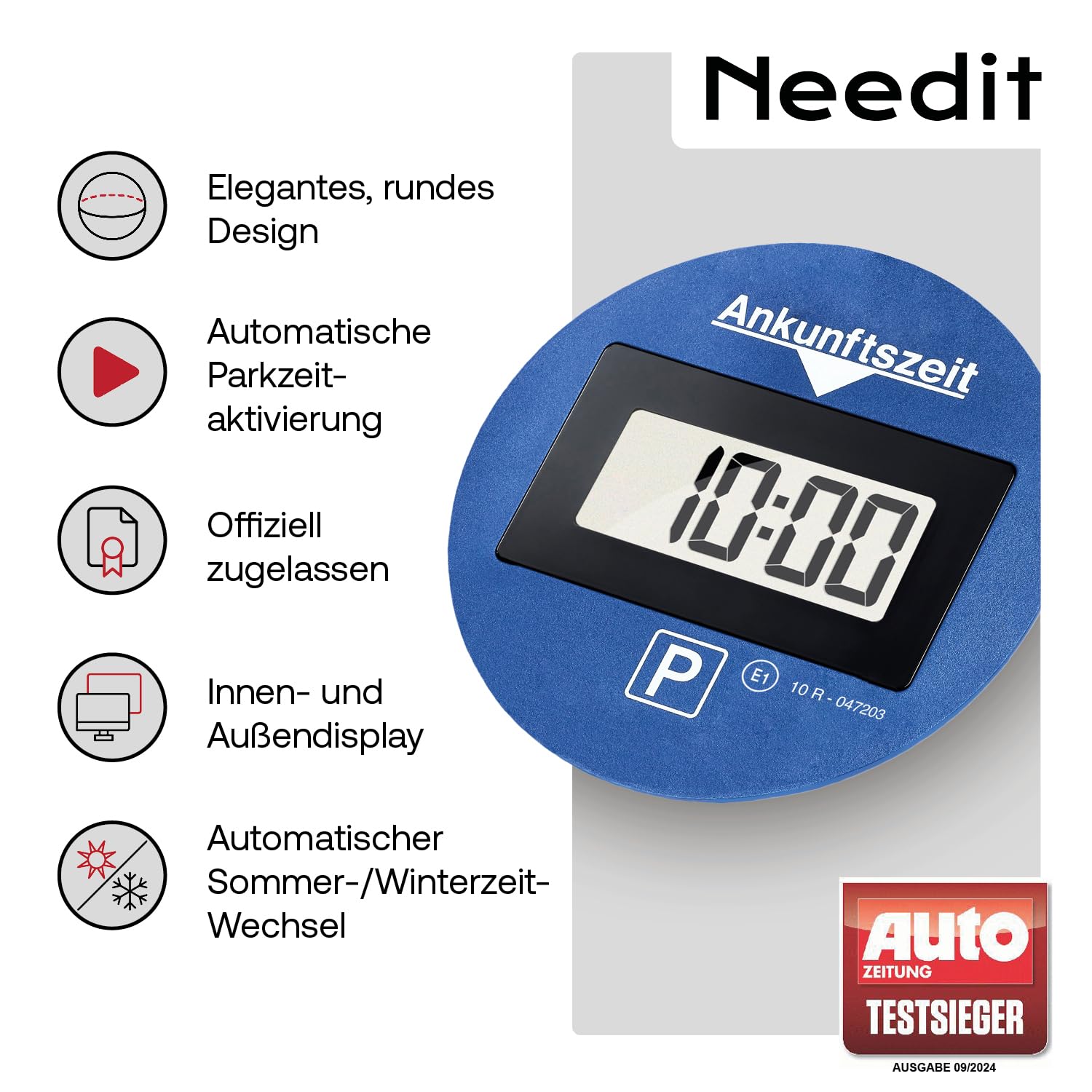Needit elektronische Parkscheibe Park Lite One I automatische Parkscheibe