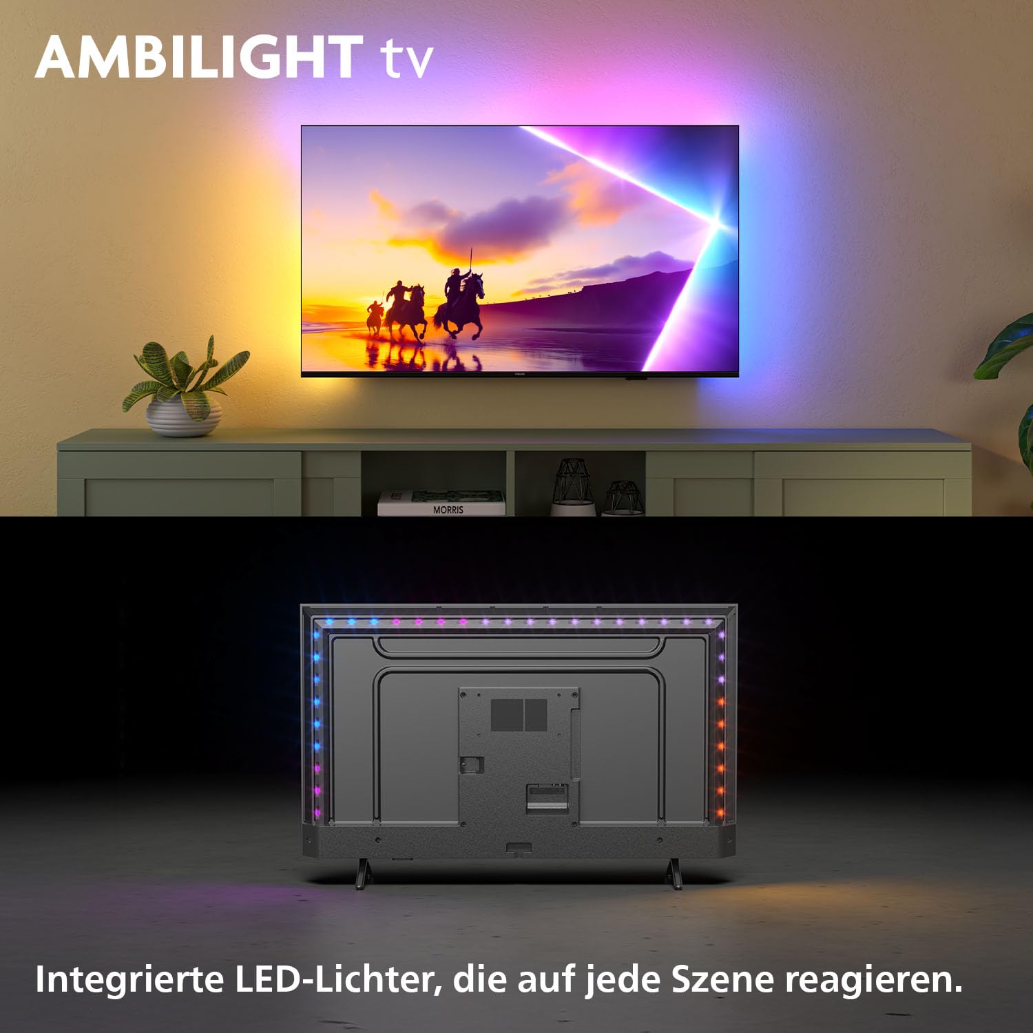 Philips Ambilight 50PUS8500 4K LED Smart TV - 50 Zoll Display