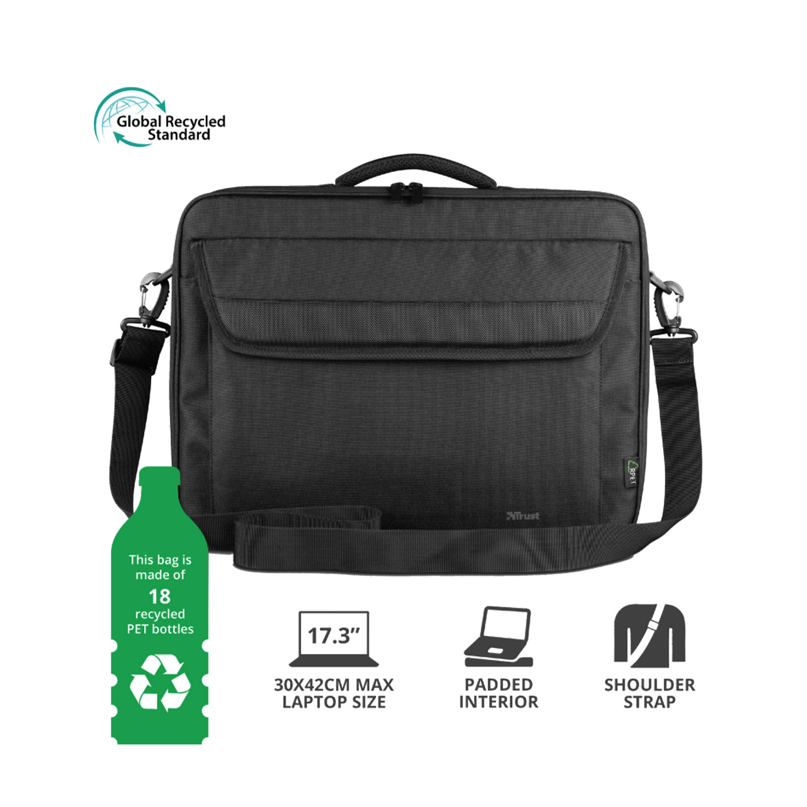 TRUST Atlanta 15.6 Zoll Laptop-Tasche TRUST Atlanta 15.6 Zoll Laptop-Tasche