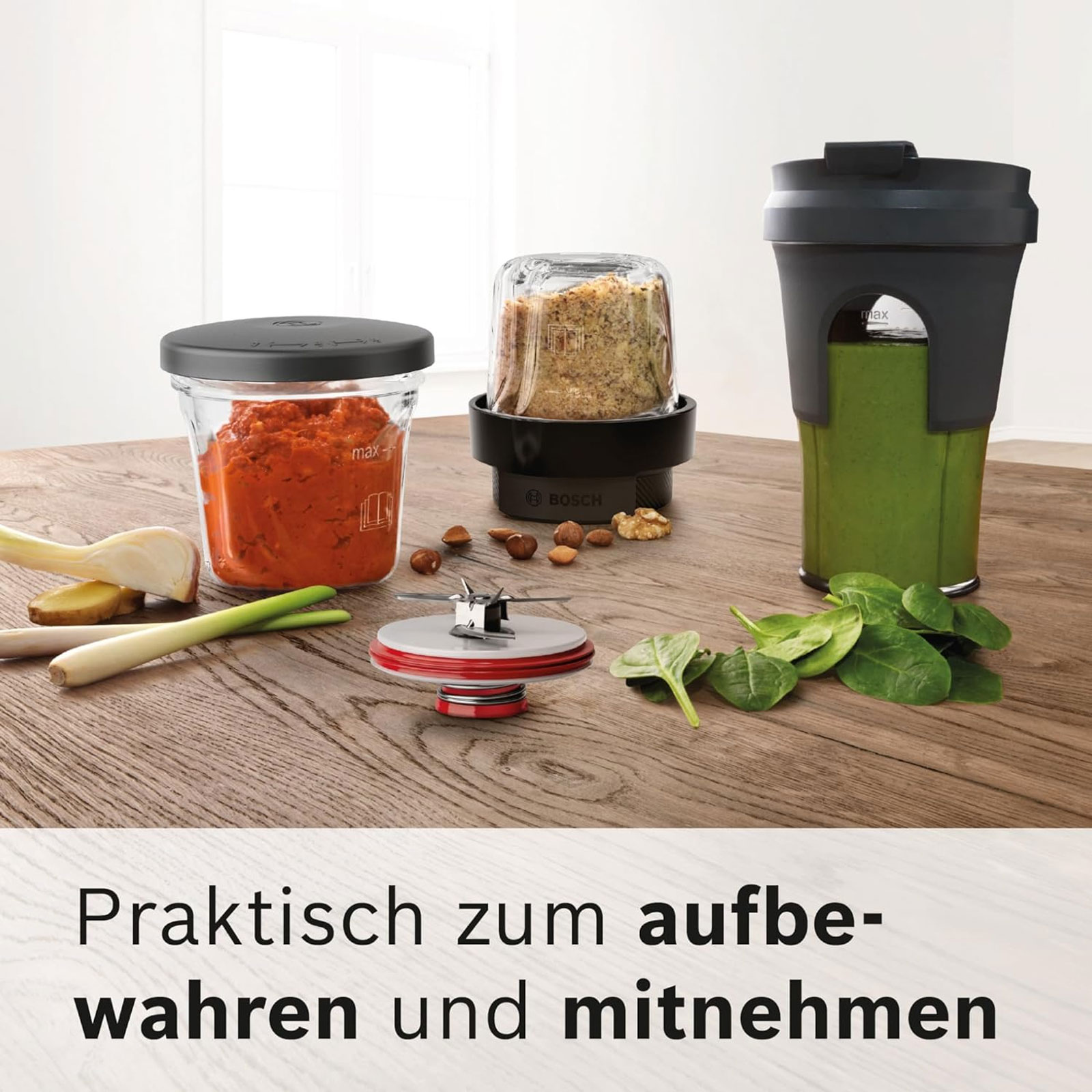 BOSCH TastyMoments MUZS68TM Multi-Zerkleinerer-Set