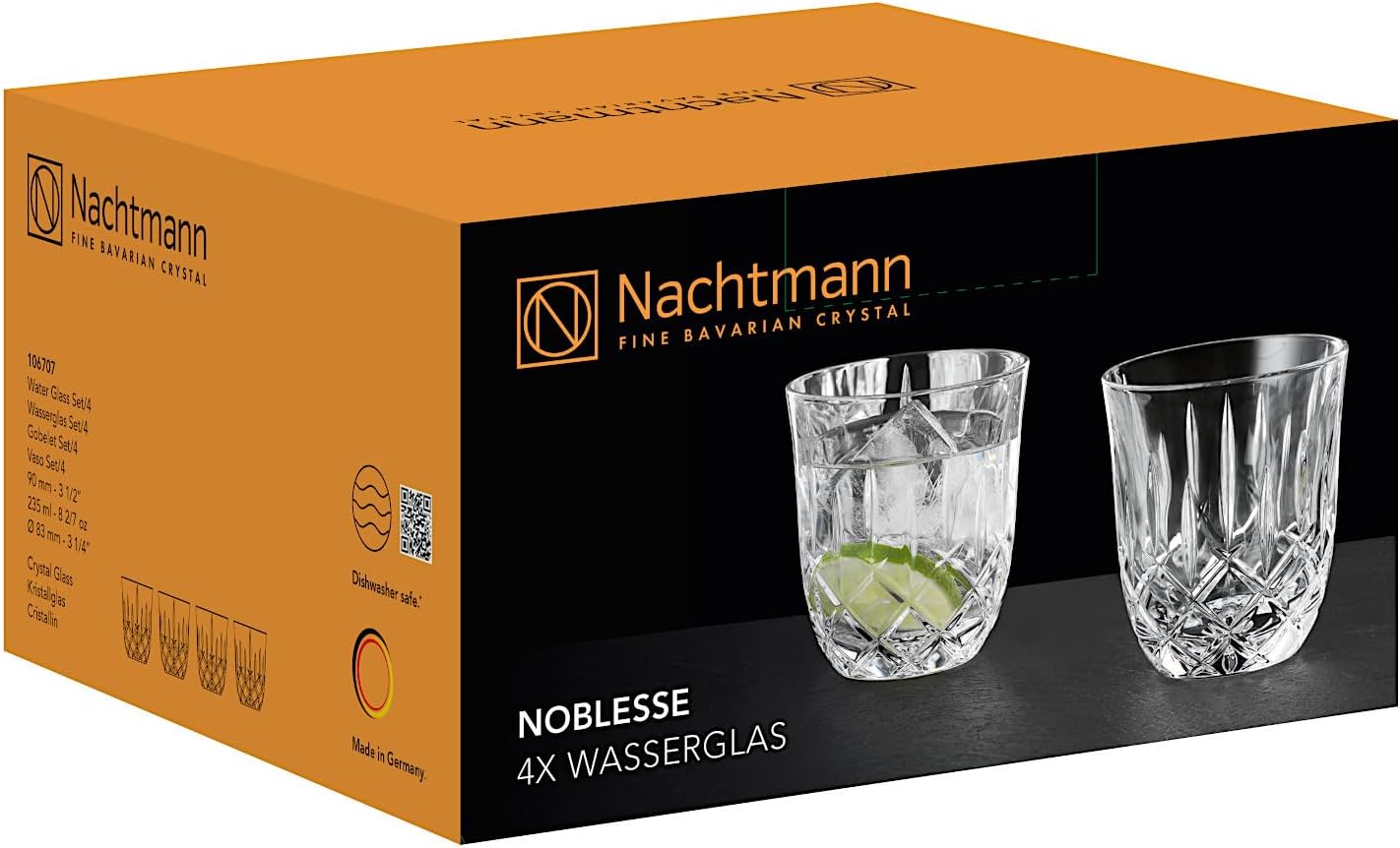 Nachtmann Wasserglas Set/4 Noblesse Wassergläser