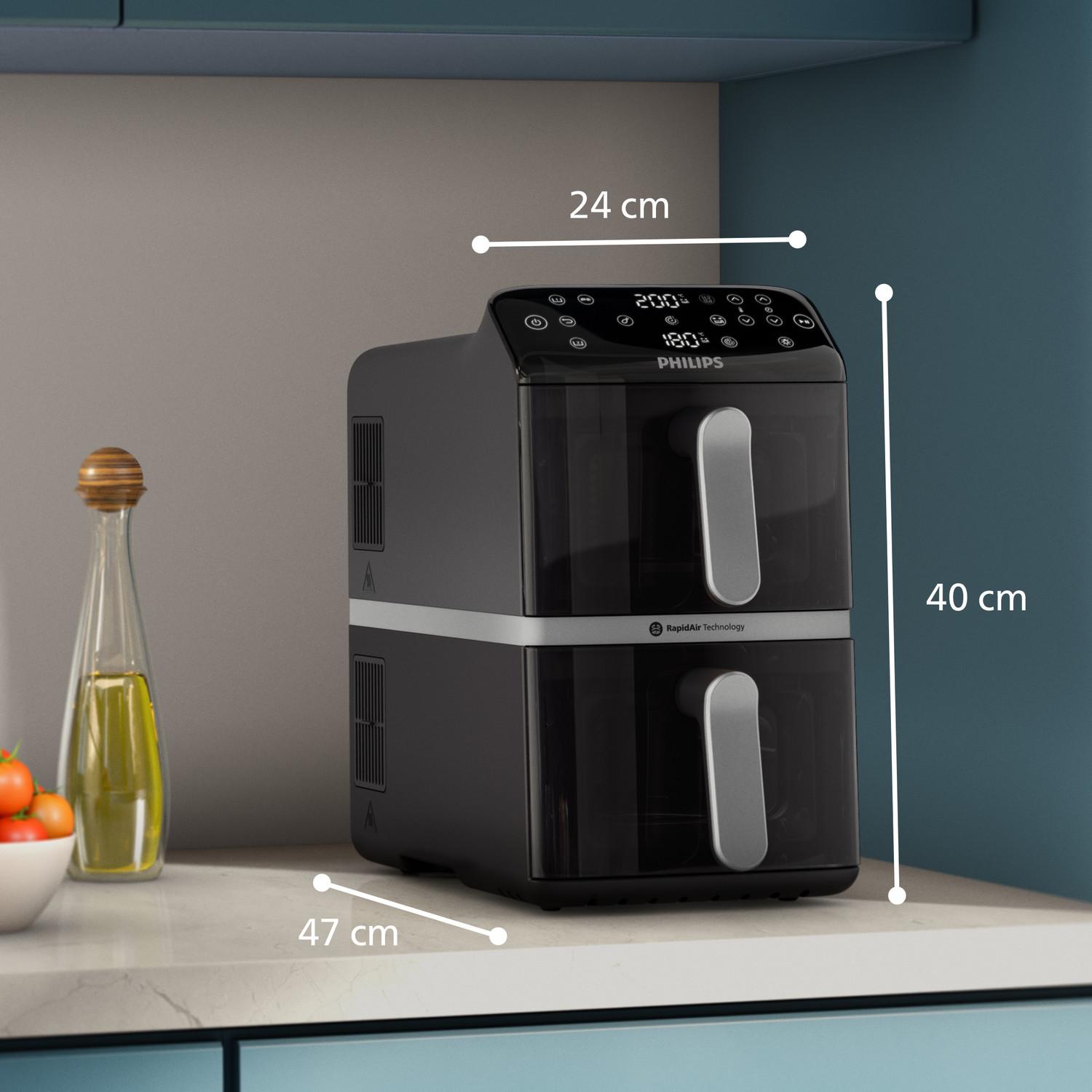 Philips NA461/00 Stacked Doppel-Heißluftfritteuse