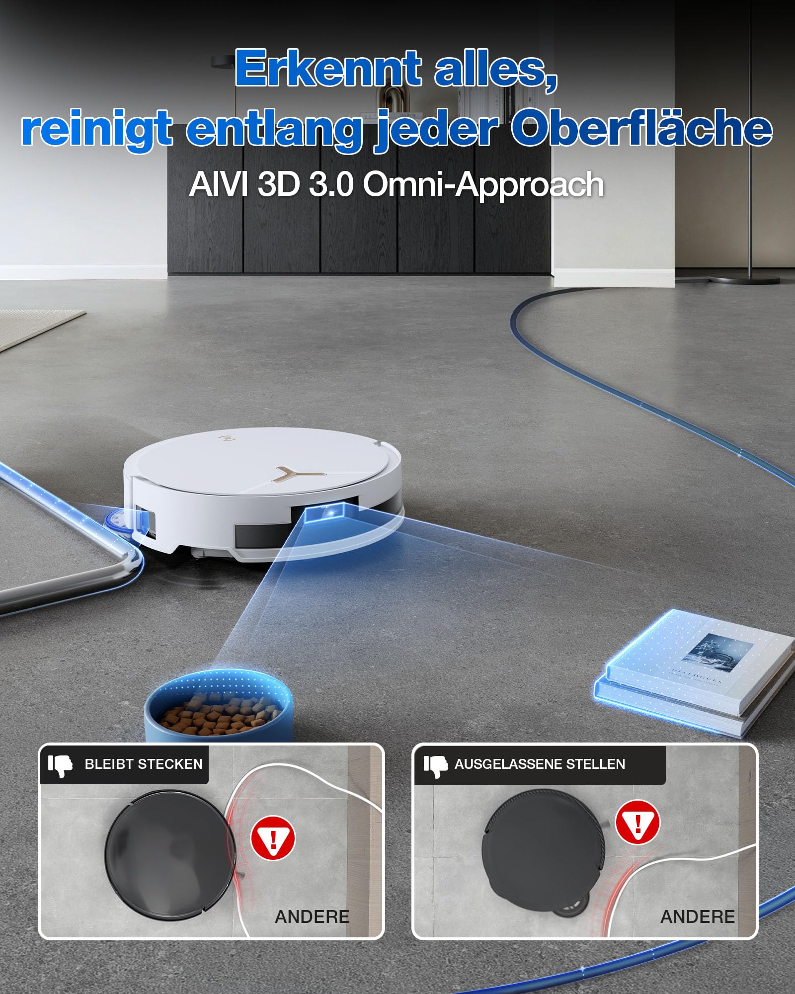 Ecovacs Deebot T50 Max Pro Omni Weiß