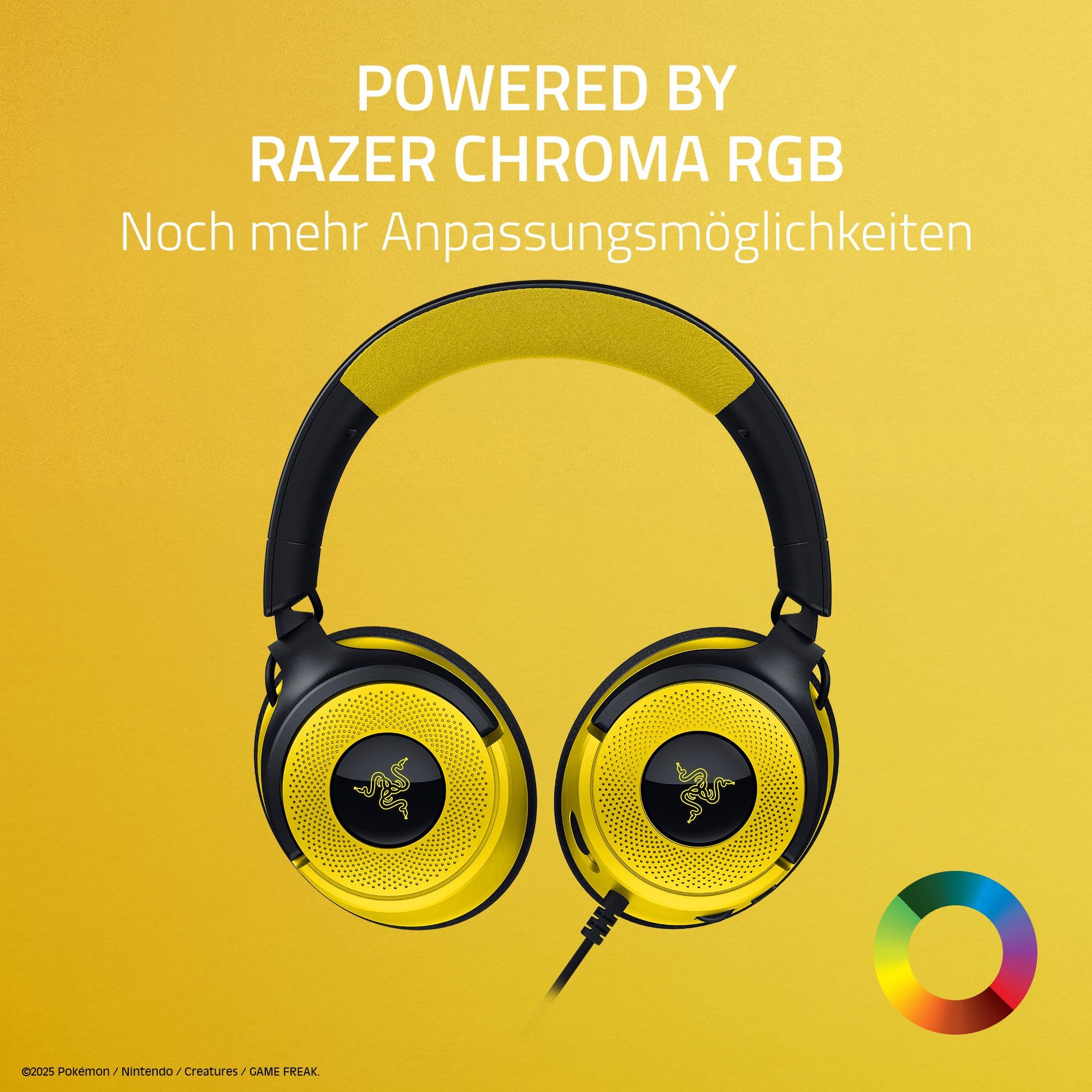 Razer Kraken V4 X Pokémon Edition - Kabelgebundenes USB-Gaming-Headset
