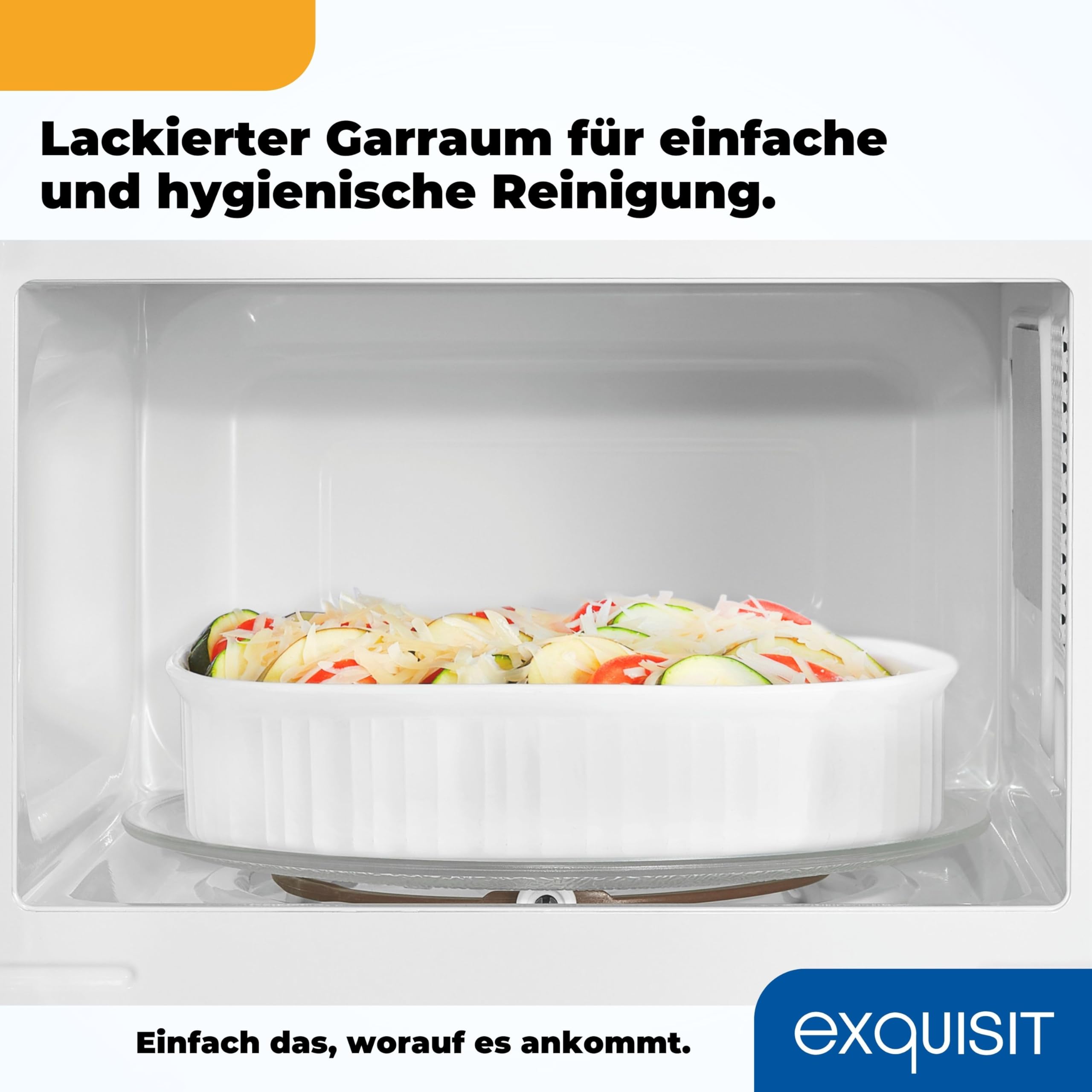 EXQUISIT MW950-70 weiss Mikrowelle