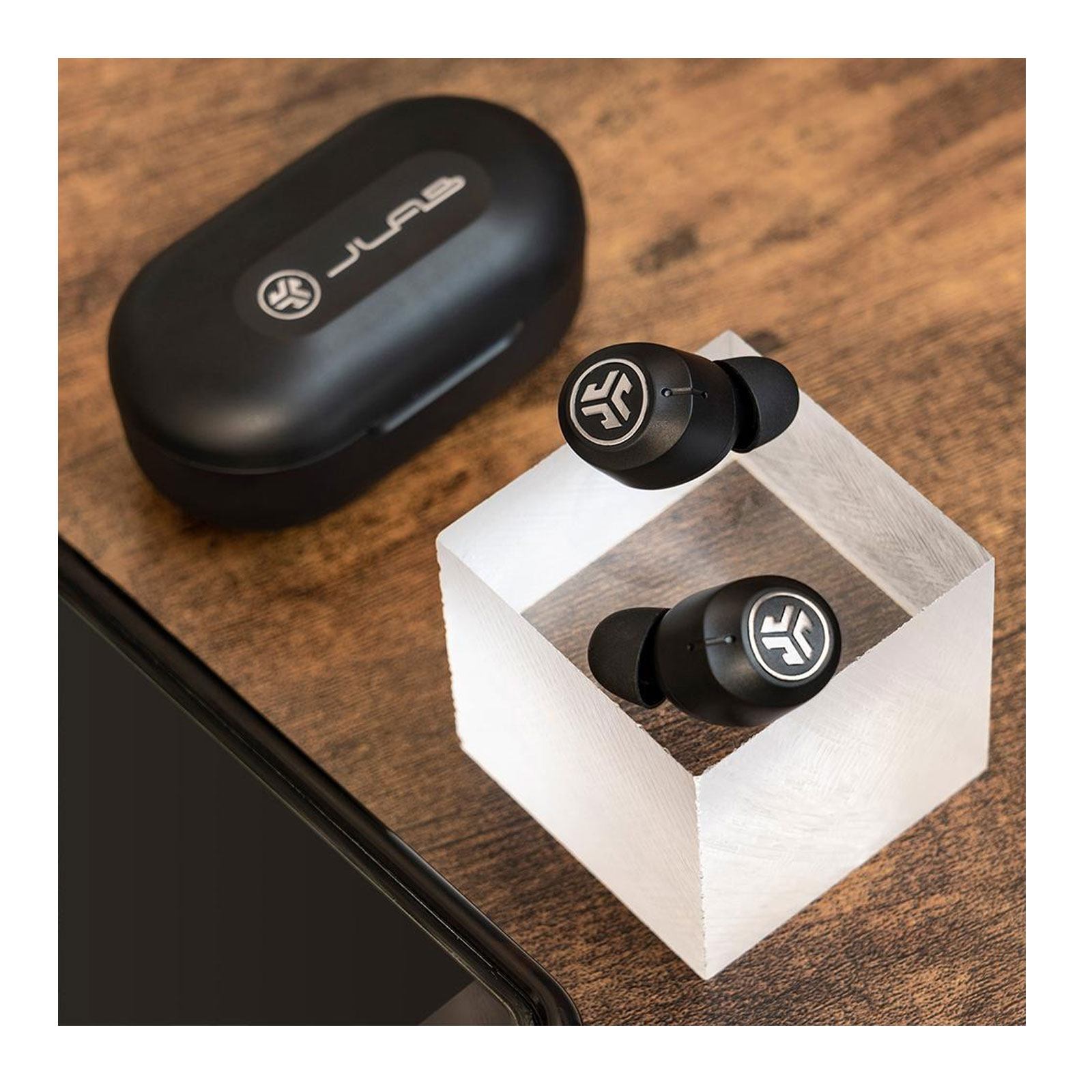 JLab JBuds Air ANC True Wireless Earbuds Bluetooth, ANC, 24h+ Akku