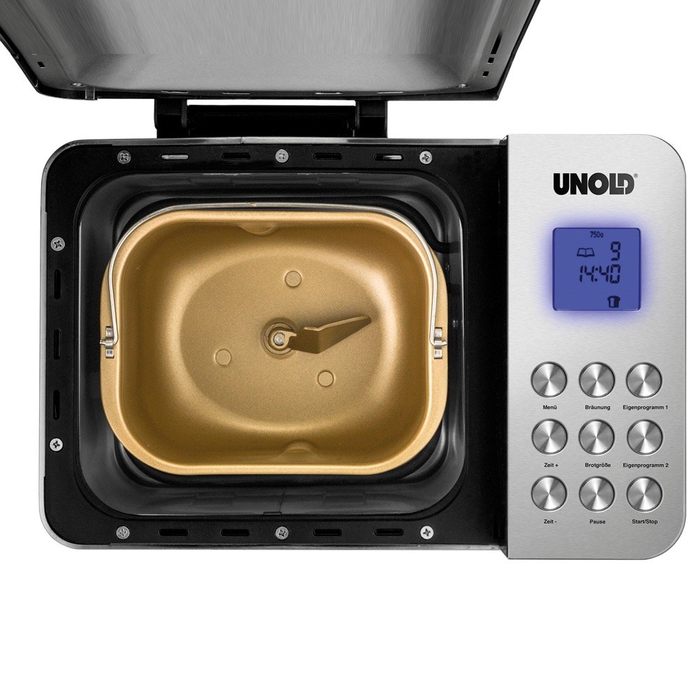 Unold Backmeister® Edel 68456 - Brotbackautomat Edelstahl