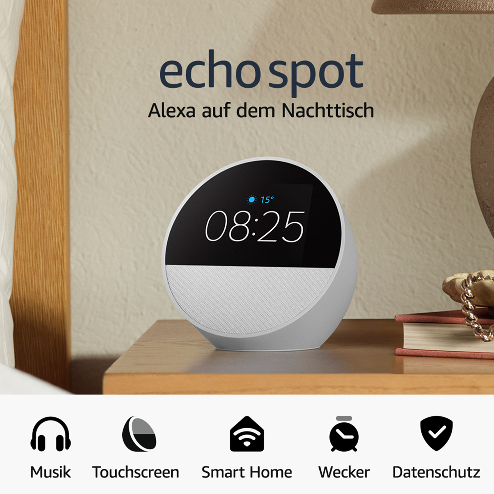 Amazon Echo Spot (2024) Smart Clock